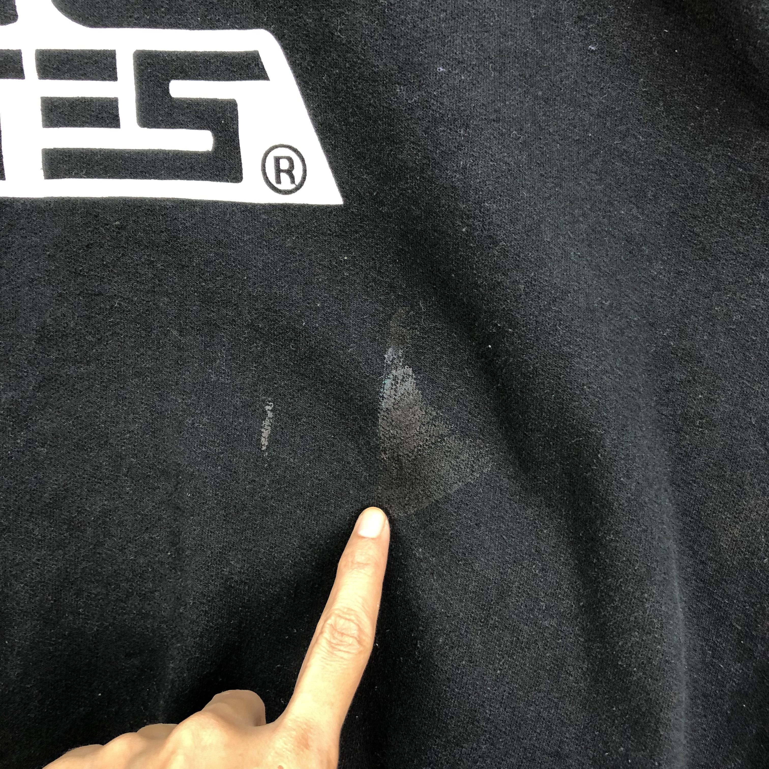 Japanese Brand VINTAGE Y2K SKULLSKATES TRASHED HOODIES #5112-32 Size US XL / EU 56 / 4 - 3 Thumbnail