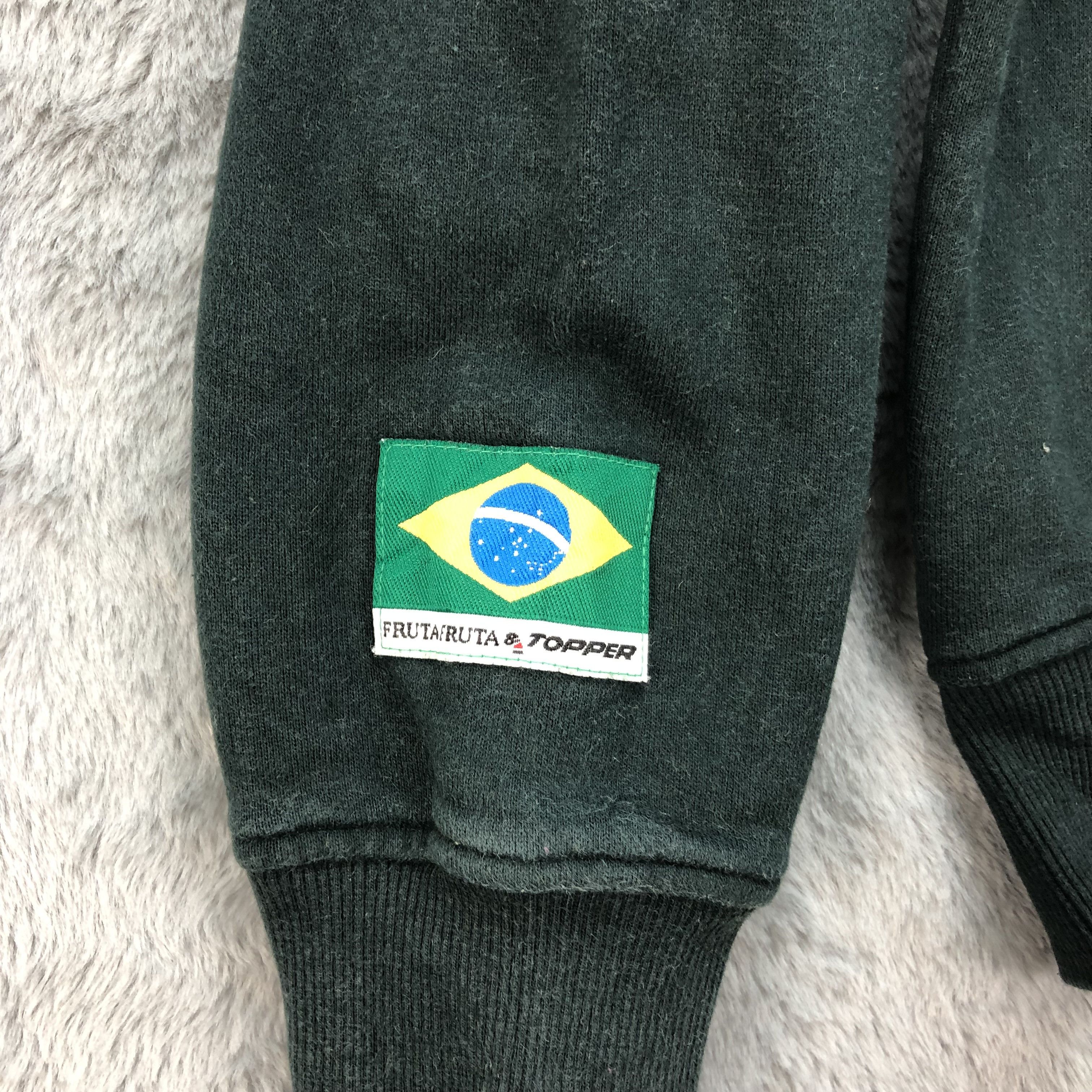 Japanese Brand Brazil Topper Fruta Fruta Big Logo Sweatshirts #4573-159 Size US L / EU 52-54 / 3 - 6 Thumbnail