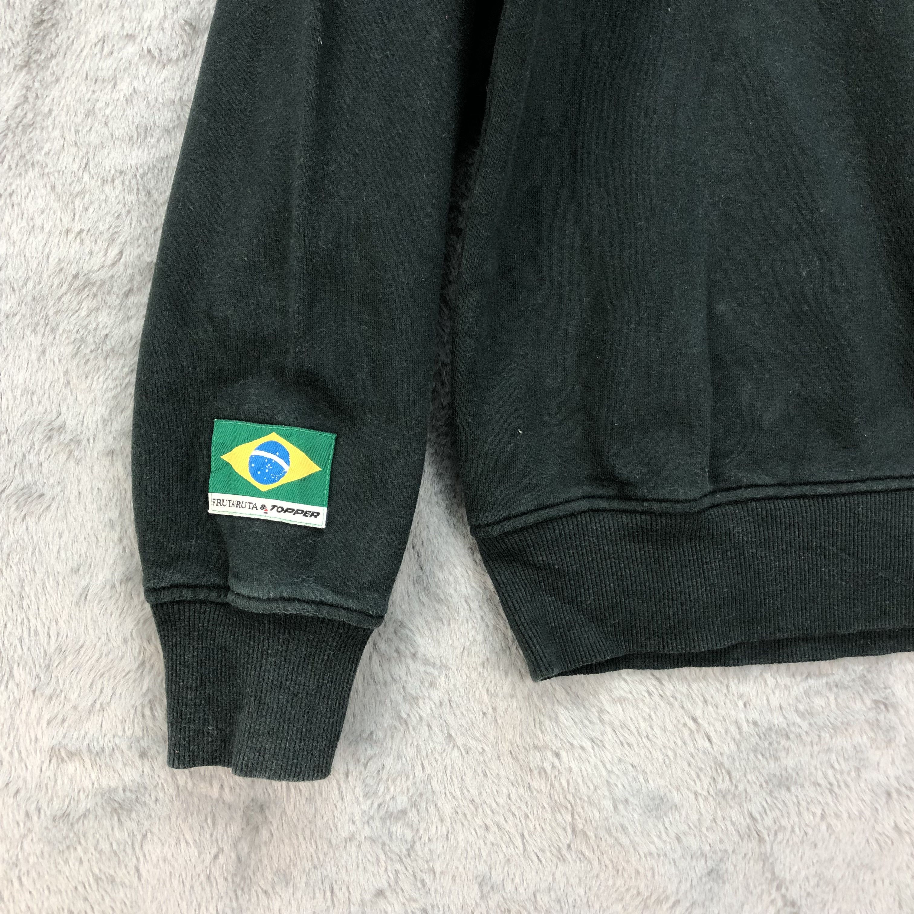 Japanese Brand Brazil Topper Fruta Fruta Big Logo Sweatshirts #4573-159 Size US L / EU 52-54 / 3 - 5 Thumbnail