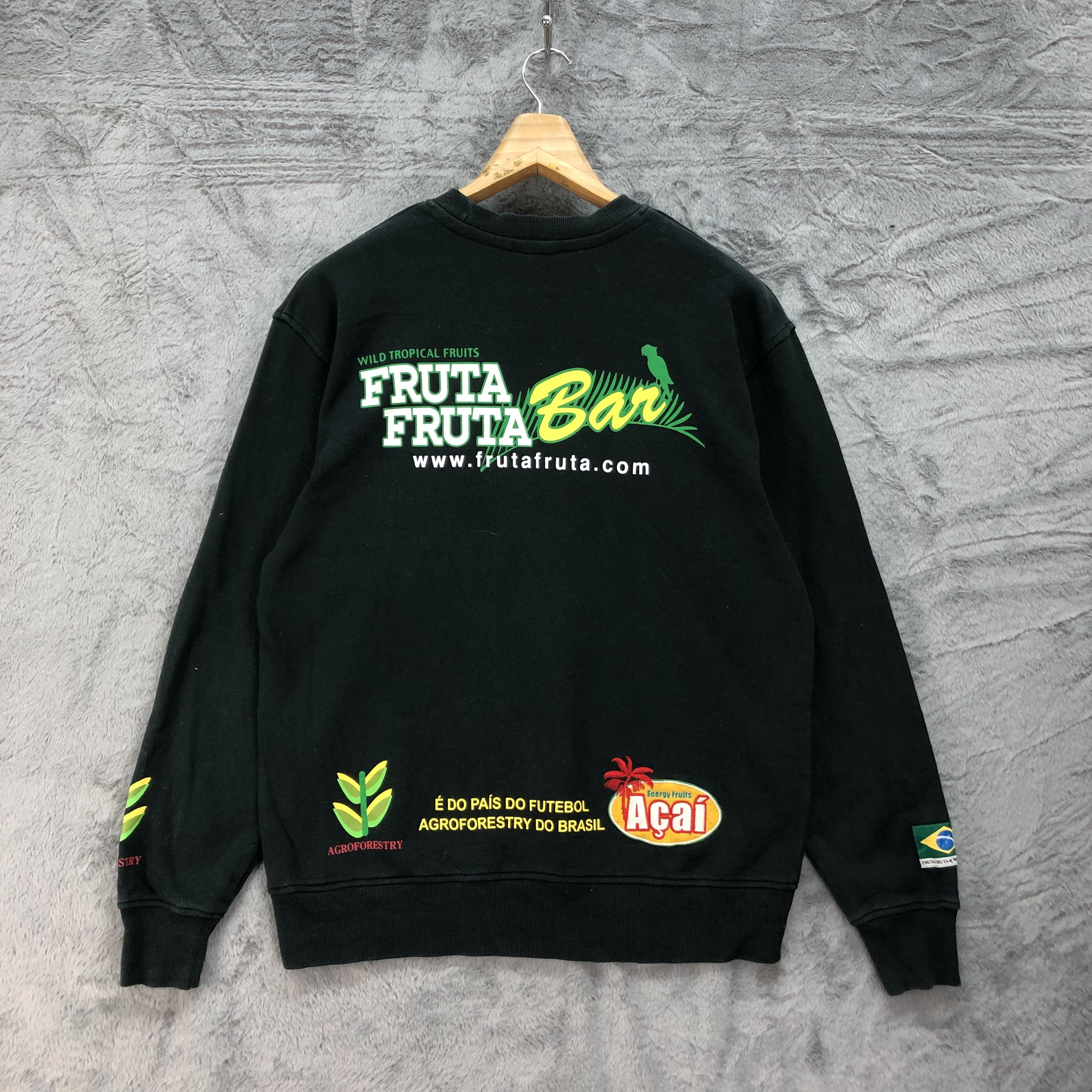 Japanese Brand Brazil Topper Fruta Fruta Big Logo Sweatshirts #4573-159 Size US L / EU 52-54 / 3 - 10 Thumbnail