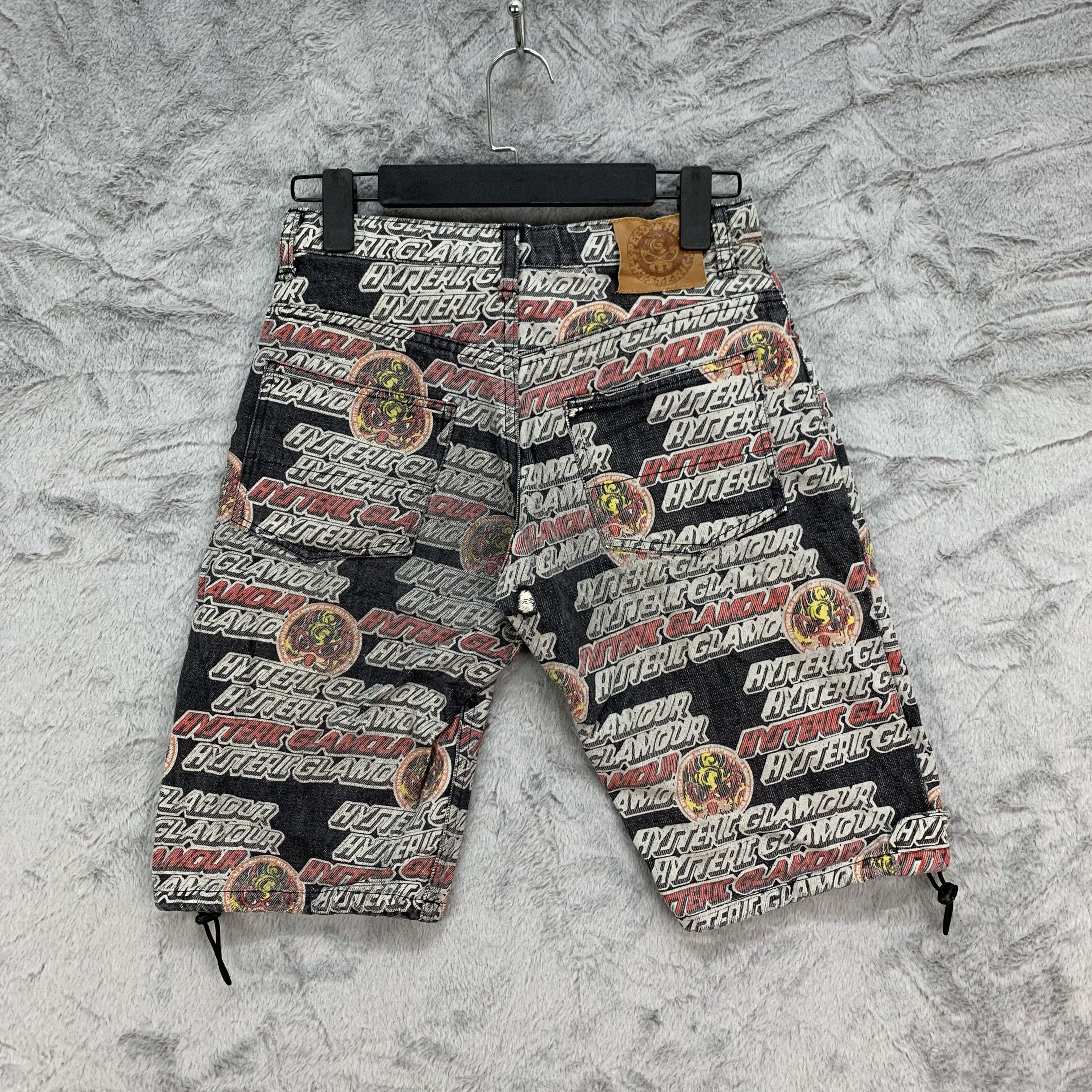 Hysteric Glamour Hysteric Glamour Overprint Short Denim Pants W26 #4153-144 Size US 26 / EU 42 - 10 Thumbnail