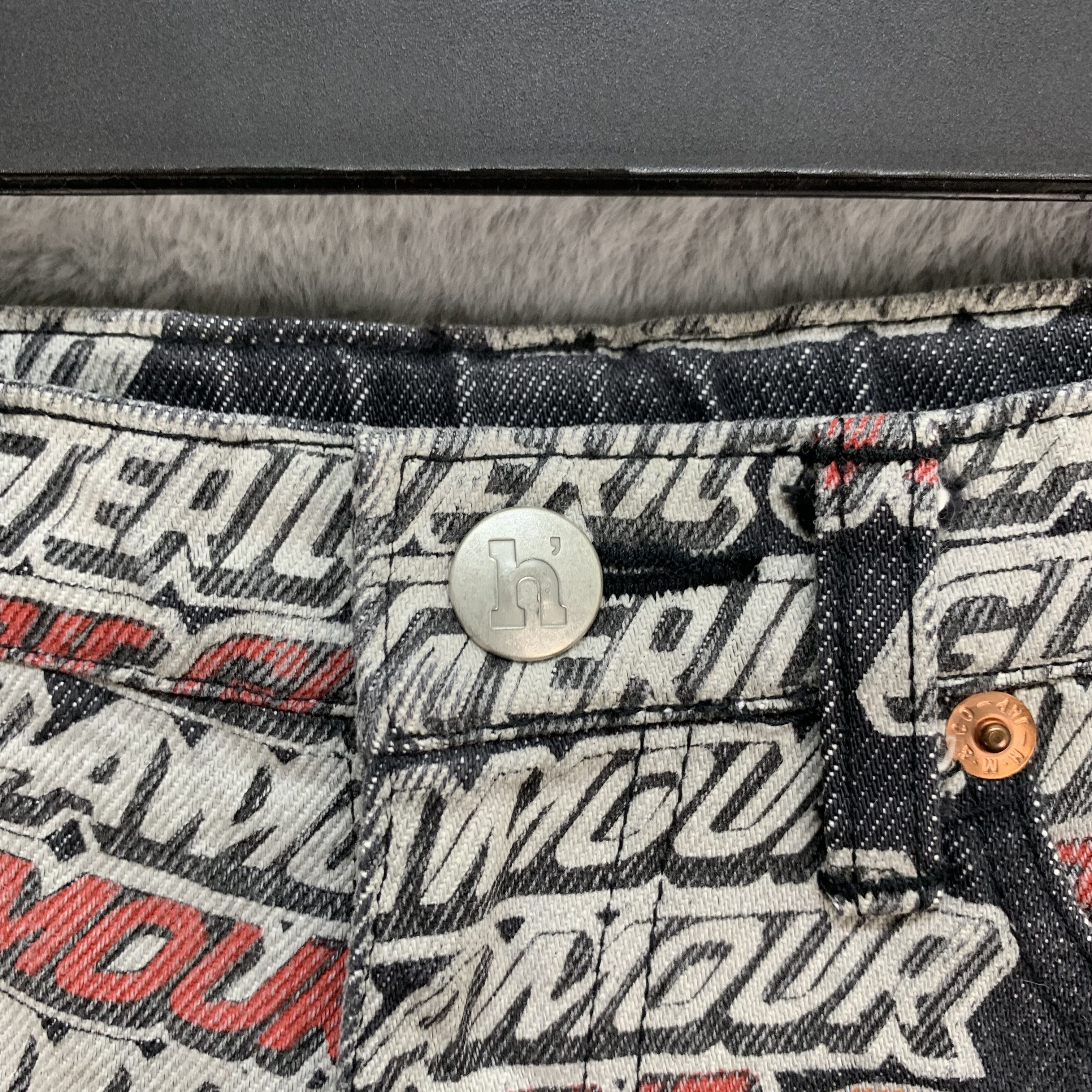 Hysteric Glamour Hysteric Glamour Overprint Short Denim Pants W26 #4153-144 Size US 26 / EU 42 - 3 Thumbnail