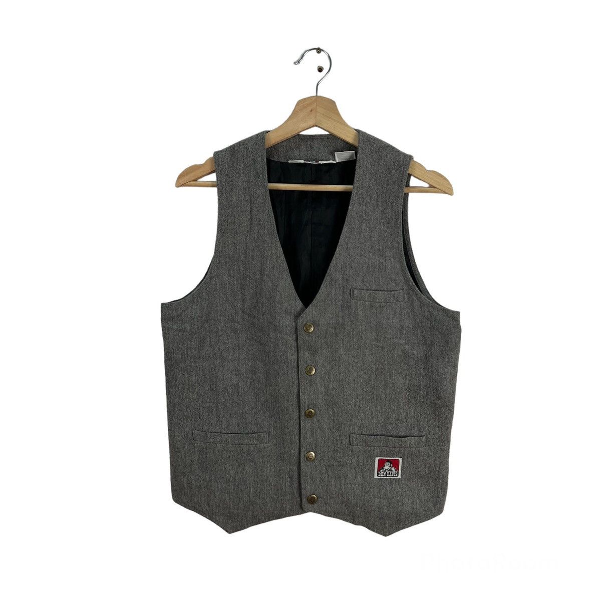 Japanese Brand VINTAGE BEN DAVIS VEST RARE STYLE WEAR Size US M / EU 48-50 / 2 - 1 Thumbnail