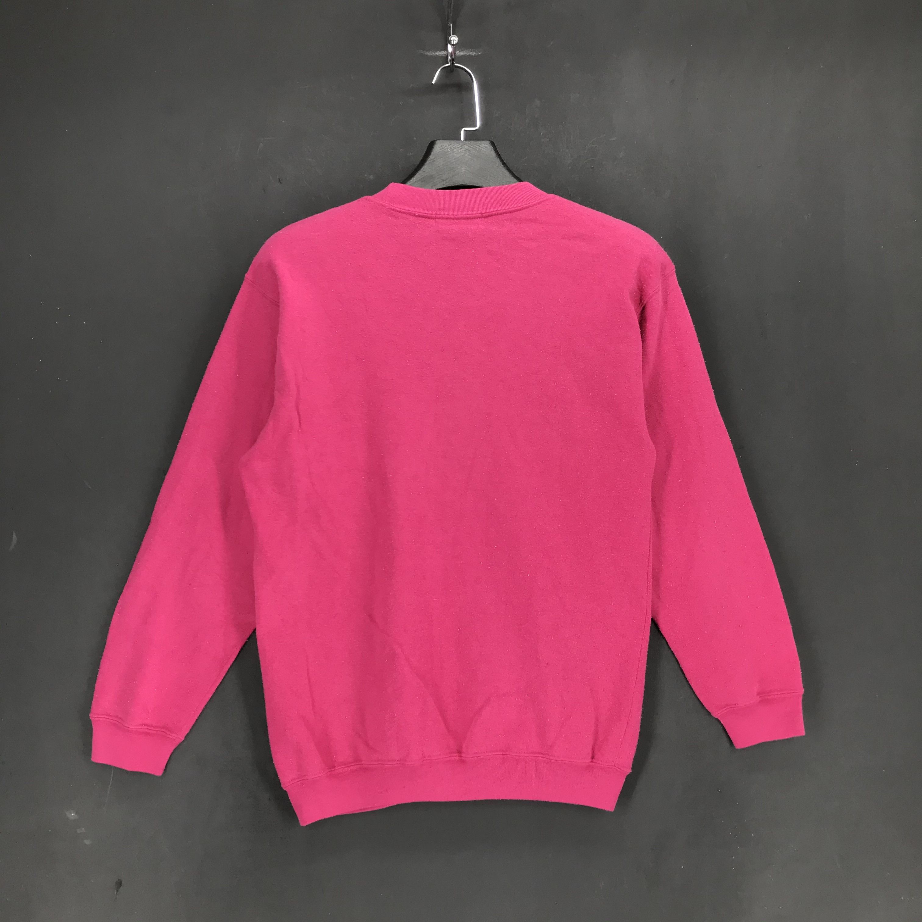Fila Vintage Fila Embroidery Big Logo Pink Sweatshirts #1691-66 Size US M / EU 48-50 / 2 - 8 Thumbnail