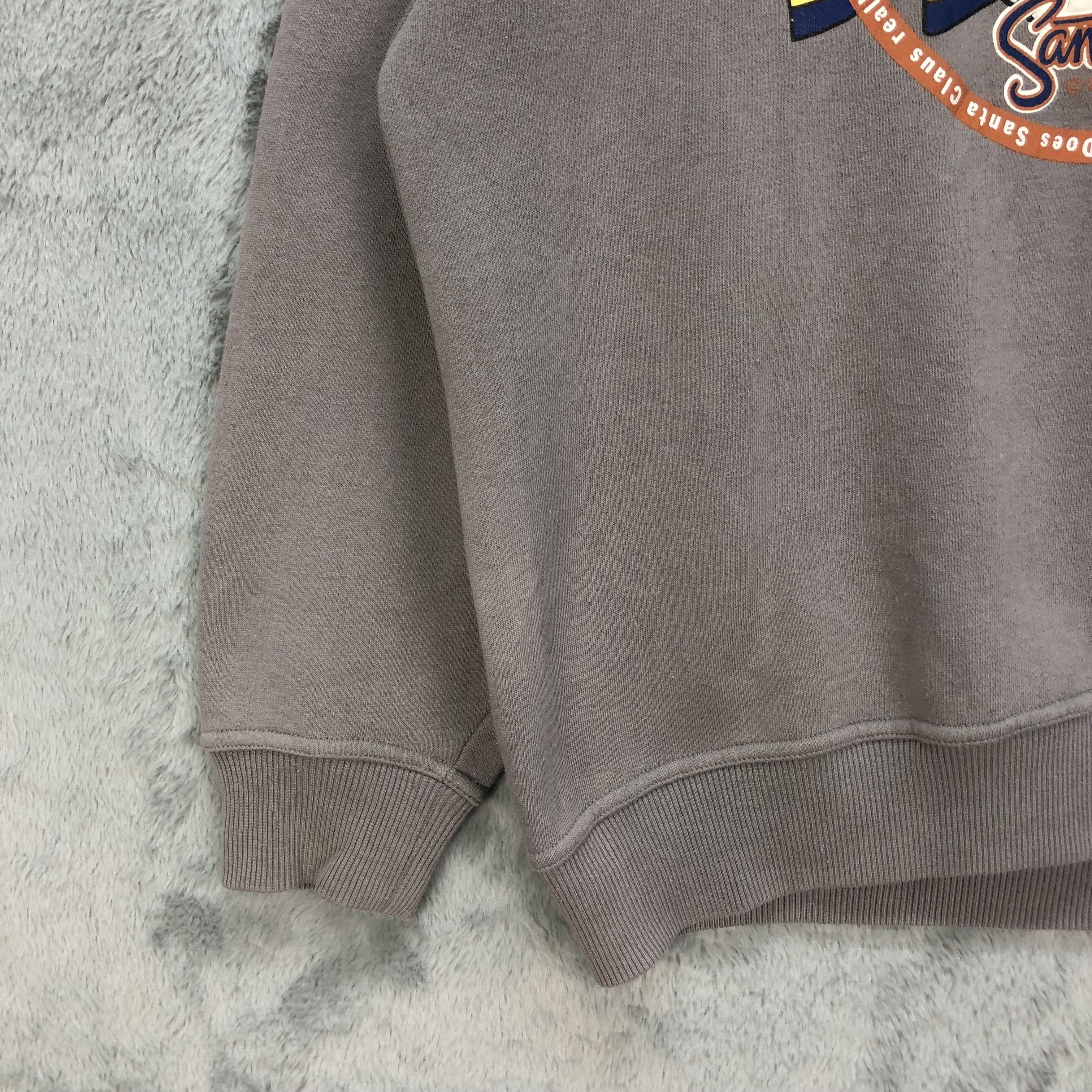 Japanese Brand Santa World Big Logo Sweatshirts #5442-190 Size US L / EU 52-54 / 3 - 6 Thumbnail