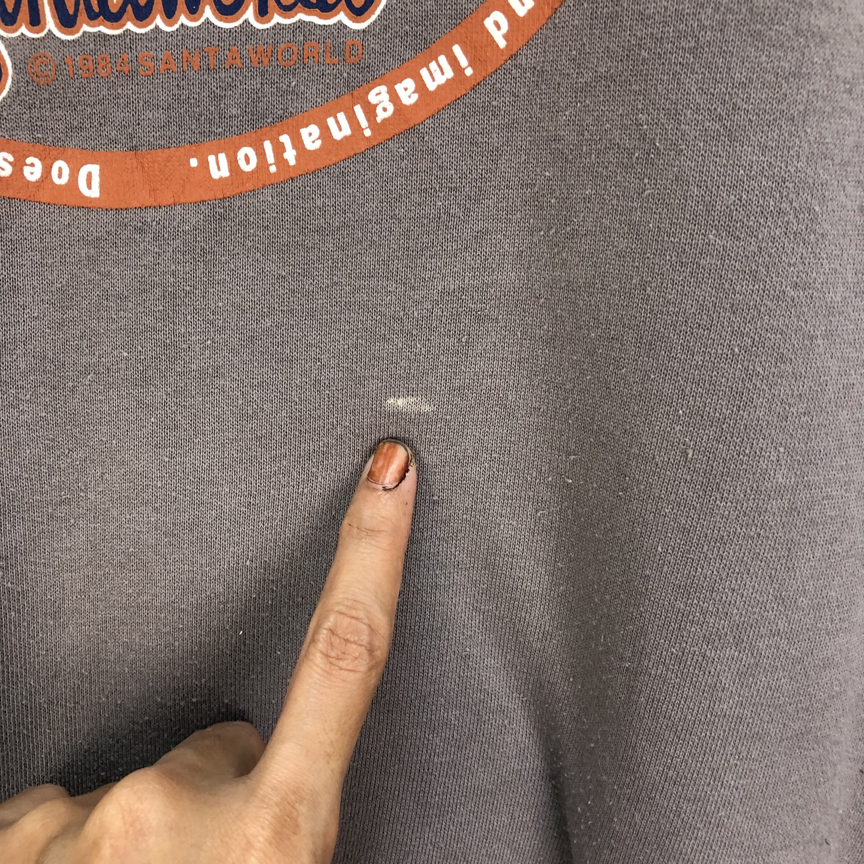 Japanese Brand Santa World Big Logo Sweatshirts #5442-190 Size US L / EU 52-54 / 3 - 5 Thumbnail