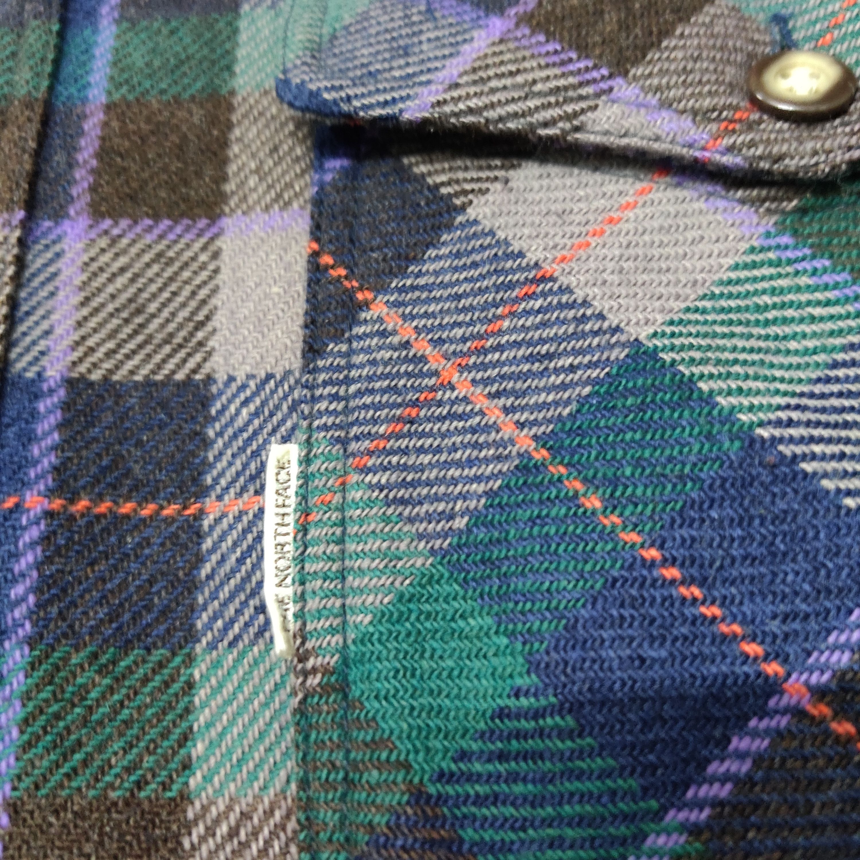 The North Face Vintage The North Face Flannel Wool Button Up Size US M / EU 48-50 / 2 - 5 Thumbnail