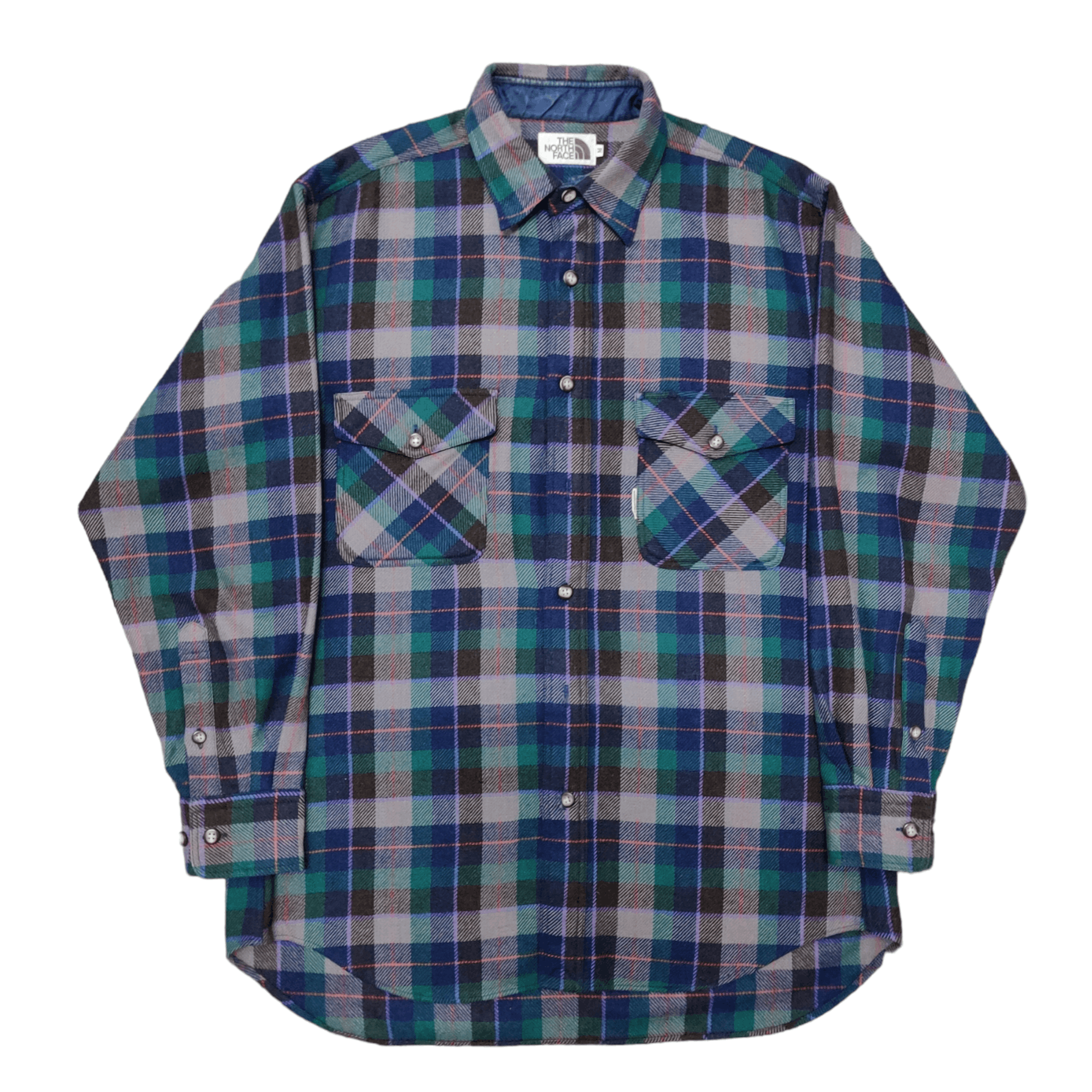 The North Face Vintage The North Face Flannel Wool Button Up Size US M / EU 48-50 / 2 - 1 Thumbnail