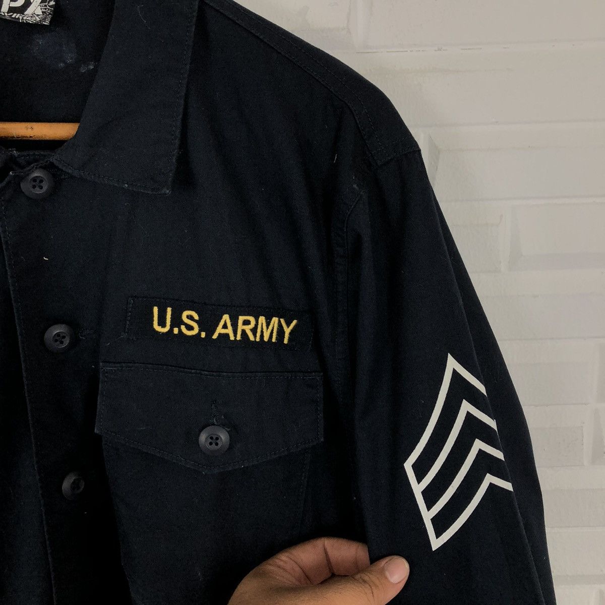 Avirex PX AVIREX SHIRT BUTTON UPS WORKERS WEAR BIG LOGO MILITARY Size US L / EU 52-54 / 3 - 5 Thumbnail