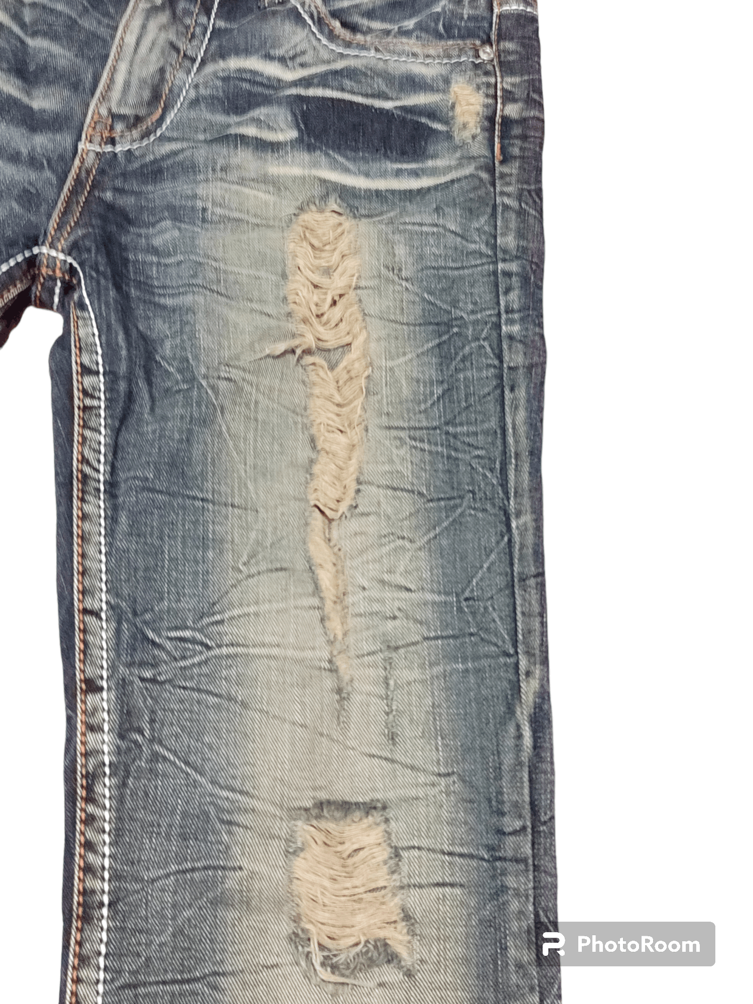 Hysteric Glamour Rare!!Hysteric Style Distressed Flare Jeans Size US 31 - 7 Thumbnail
