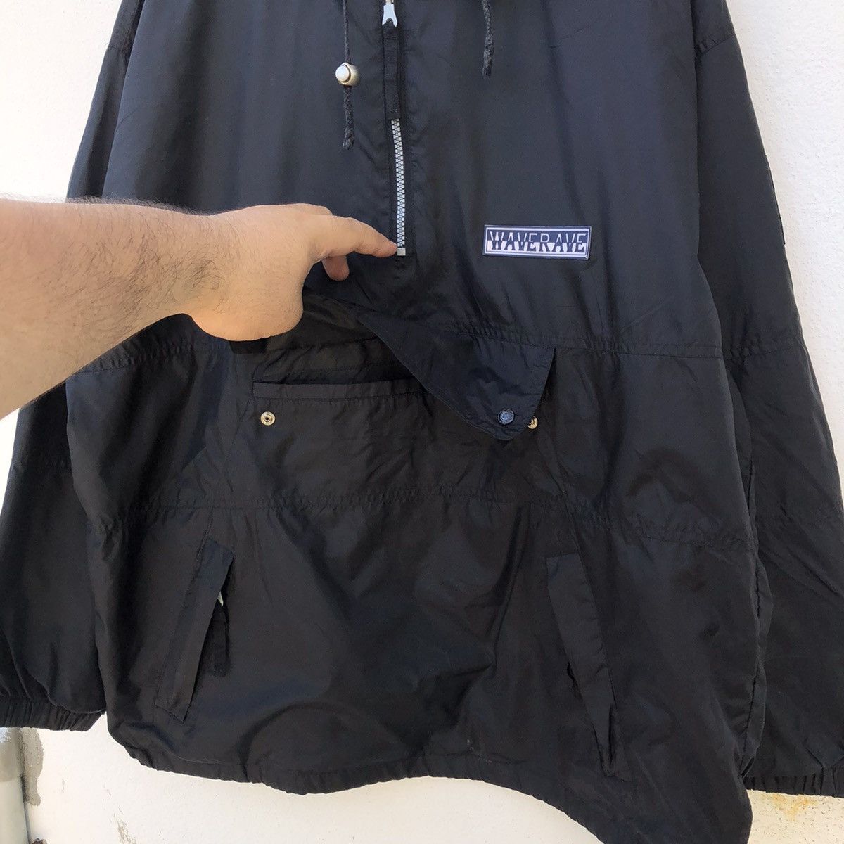 Japanese Brand WAVE RAVE ANORAK JACKET BIG LOGO INSPIRED BY NAPAPIJRI Size US L / EU 52-54 / 3 - 5 Thumbnail