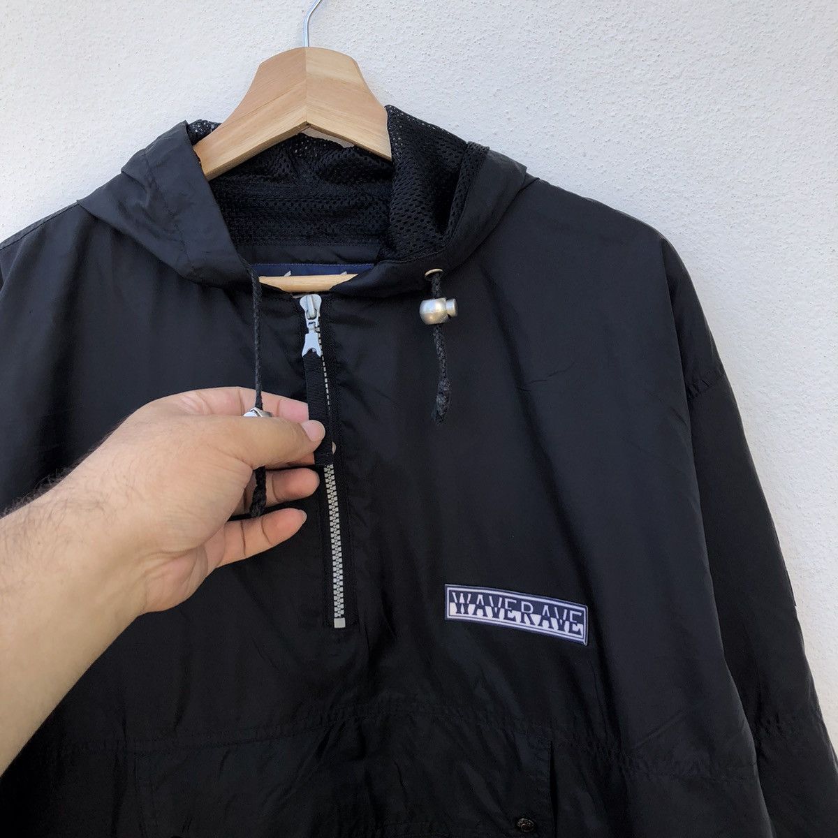 Japanese Brand WAVE RAVE ANORAK JACKET BIG LOGO INSPIRED BY NAPAPIJRI Size US L / EU 52-54 / 3 - 4 Thumbnail