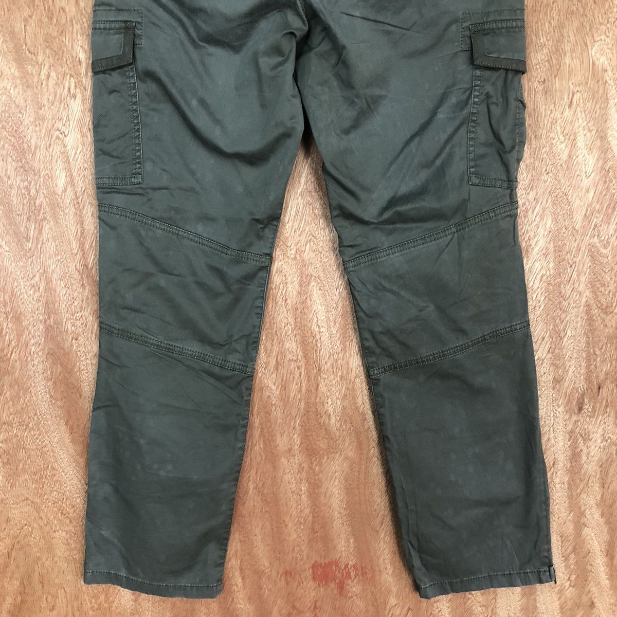 Faded Glory DLL Comme Ca Du Mode Green Cargo Pants #2111 Size 32" / US 10 / IT 46 - 12 Thumbnail