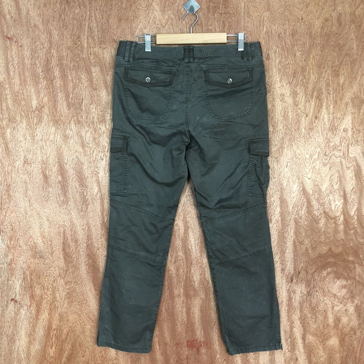 Faded Glory DLL Comme Ca Du Mode Green Cargo Pants #2111 Size 32" / US 10 / IT 46 - 10 Thumbnail