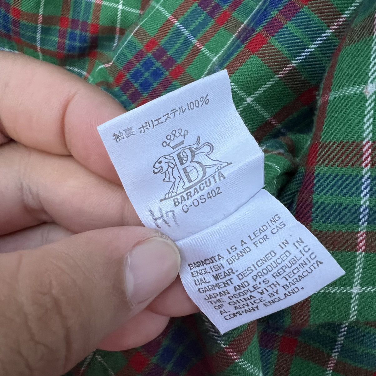 Baracuta VINTAGE BARACUTA GREEN LABEL BOMBER JACKET TARTAN LINING Size US M / EU 48-50 / 2 - 11 Thumbnail