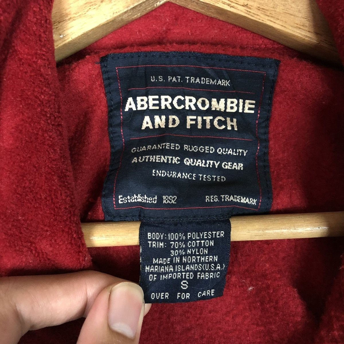 Abercrombie & Fitch Abercrombie And Fitch Outdoor Streetstyle Fleece Pullover Size US S / EU 44-46 / 1 - 4 Thumbnail