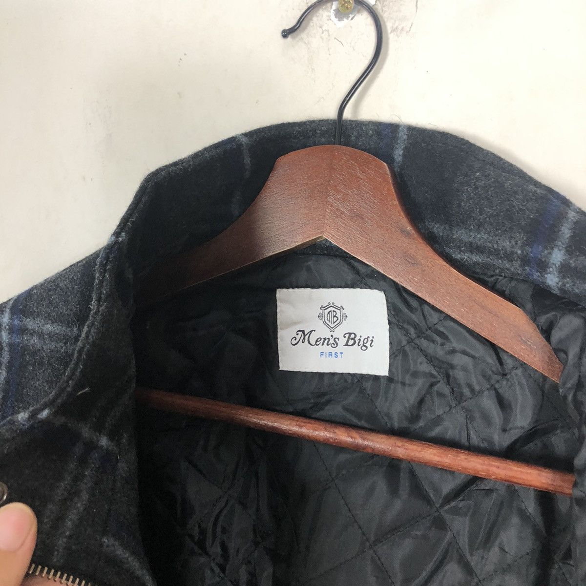 BIGI MEN'S BIGI TARTAN DESIGN JACKET Size US S / EU 44-46 / 1 - 8 Thumbnail