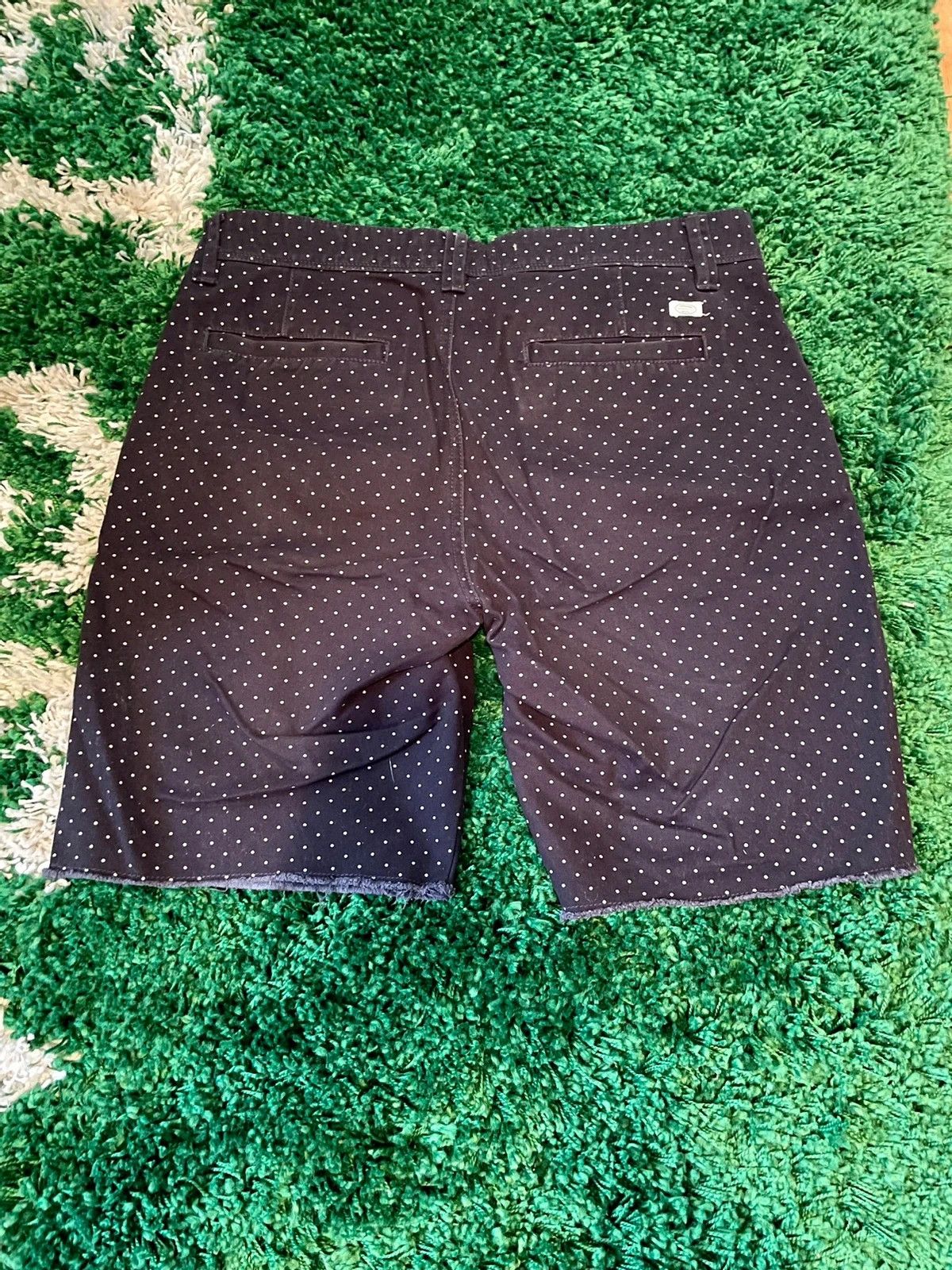Hawkings Mcgill HAWKINGS MCGILL TAILORED CUTOFF SHORTS SIZE 32 NAVY POLKA Size US 32 / EU 48 - 3 Thumbnail