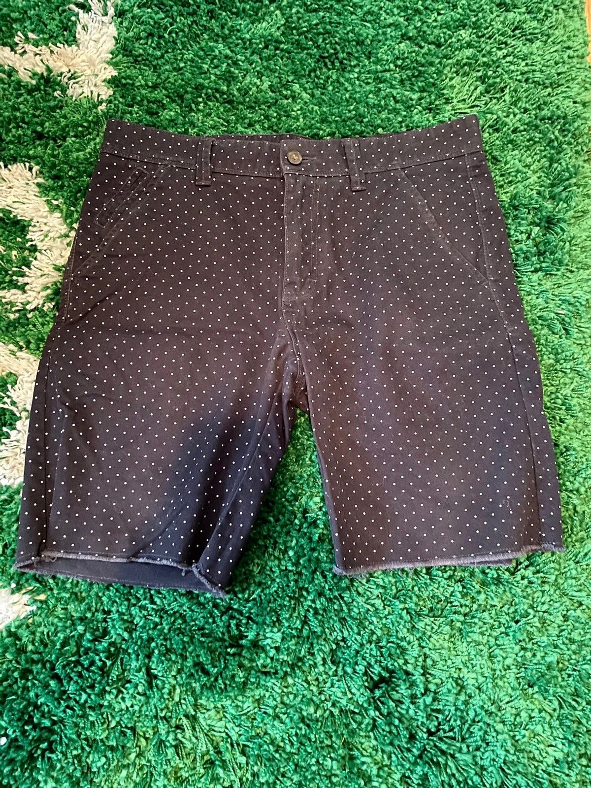 Hawkings Mcgill HAWKINGS MCGILL TAILORED CUTOFF SHORTS SIZE 32 NAVY POLKA Size US 32 / EU 48 - 1 Thumbnail