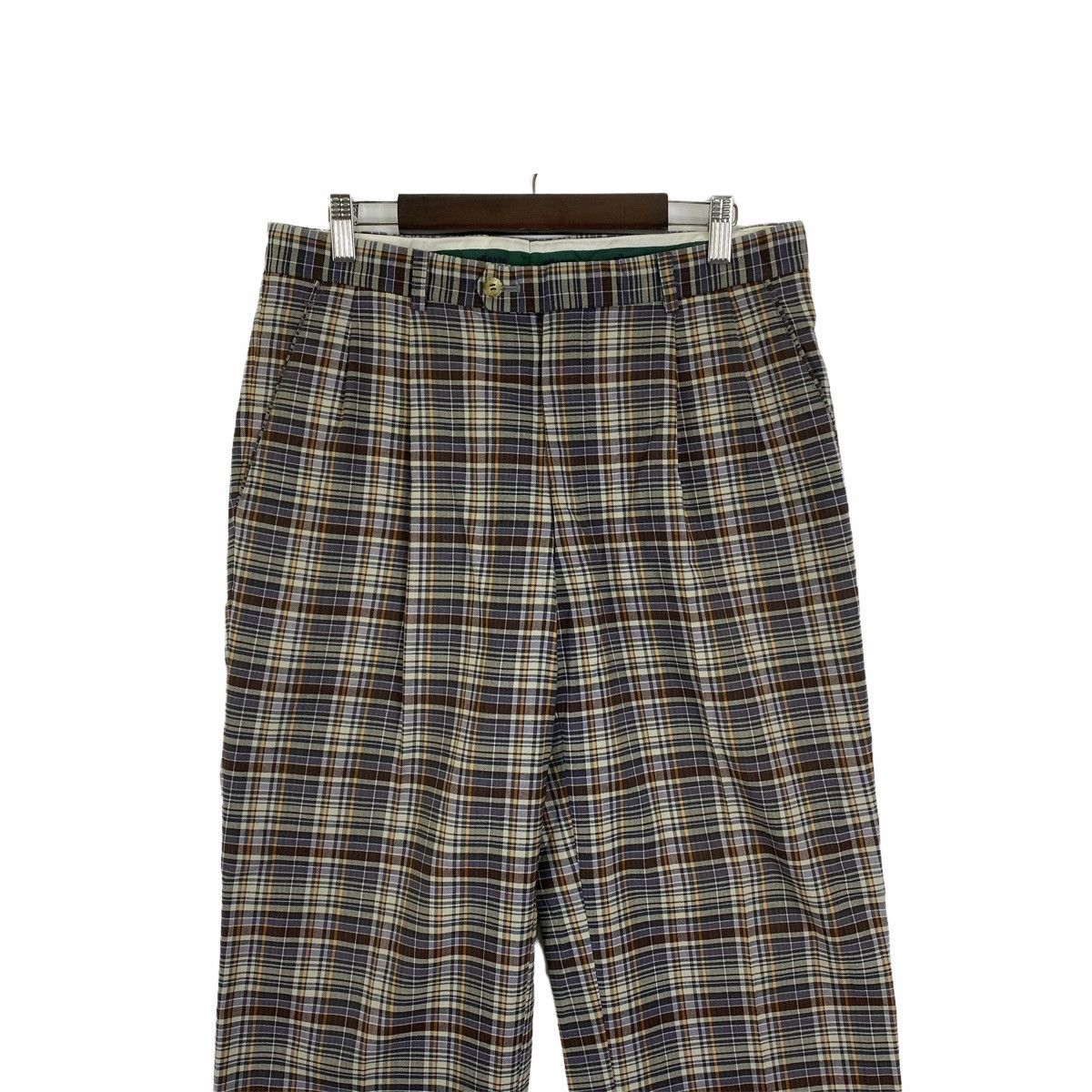 Ellesse × Vintage Vintage ELLESSE Golf Uomo Checkered Tartan Casual Pants Size US 31 - 4 Thumbnail