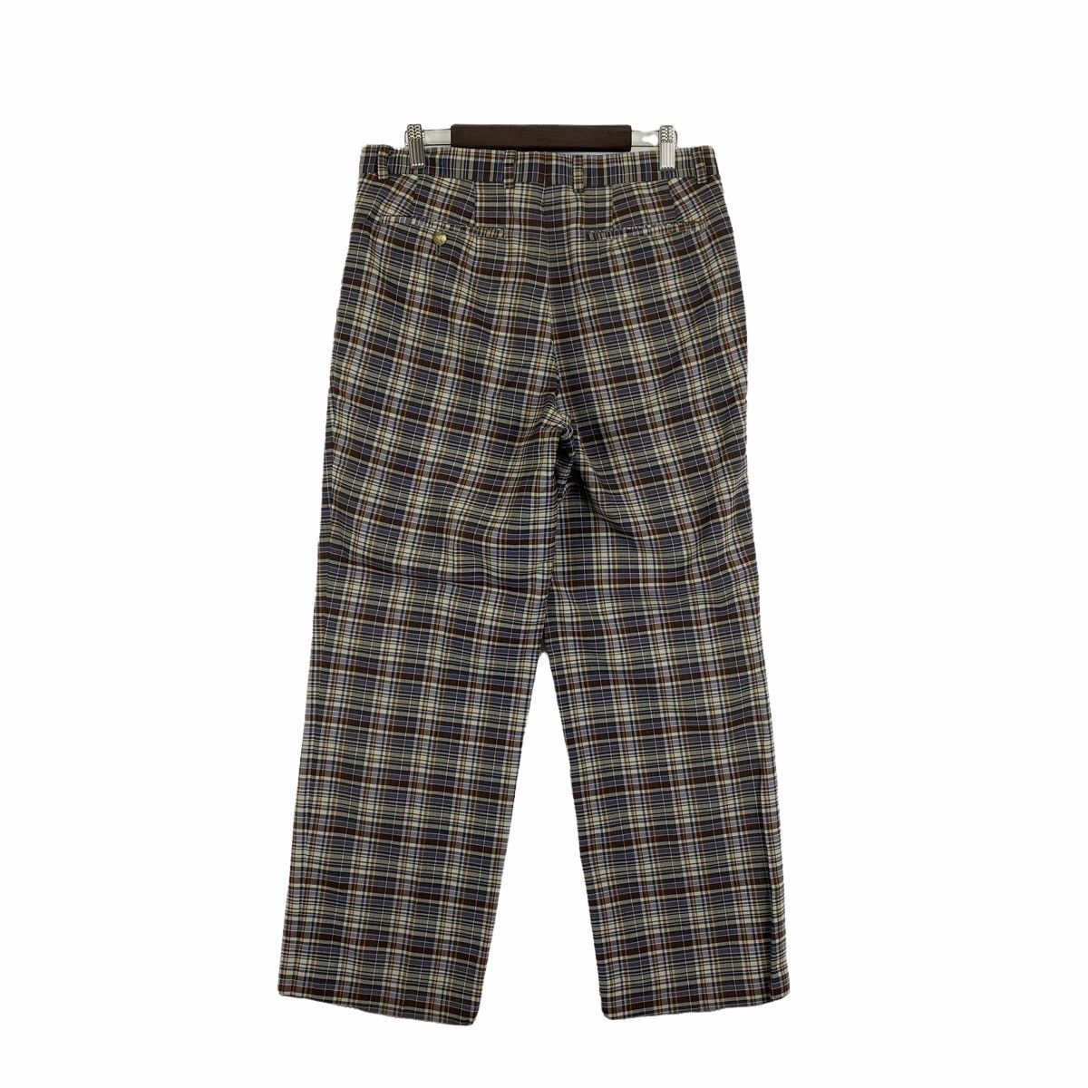 Ellesse × Vintage Vintage ELLESSE Golf Uomo Checkered Tartan Casual Pants Size US 31 - 2 Thumbnail