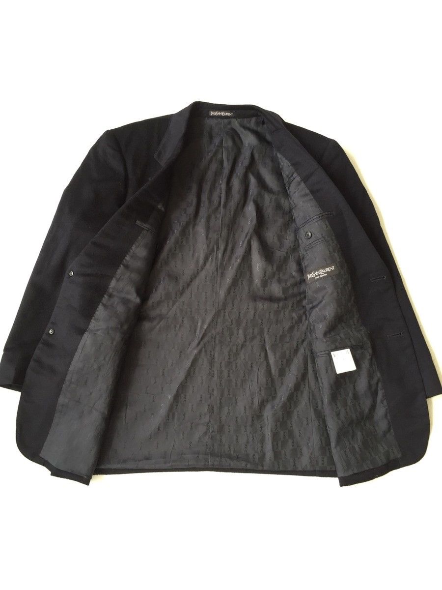 Velvet × Yves Saint Laurent Vintage YvesSaintLaurent Velvet Blazer Jacket Size 40L - 2 Thumbnail