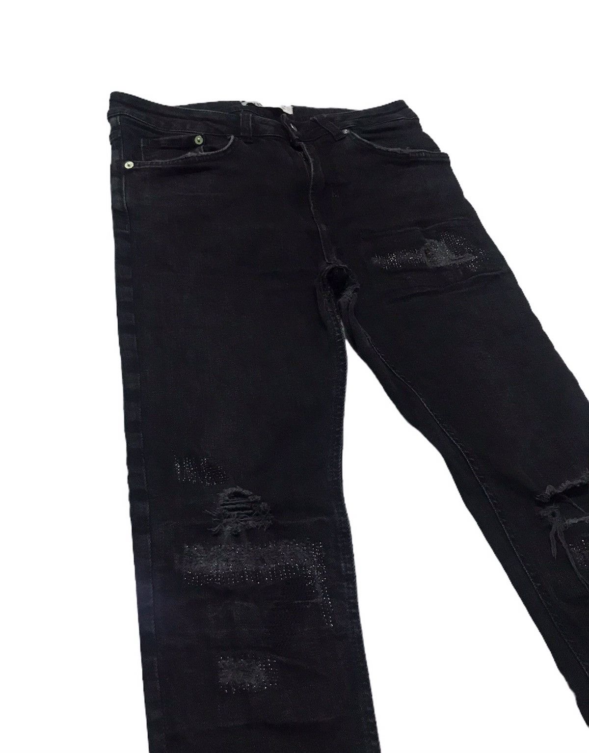 Zara Zara distressed style denim jeans Size US 29 - 3 Thumbnail