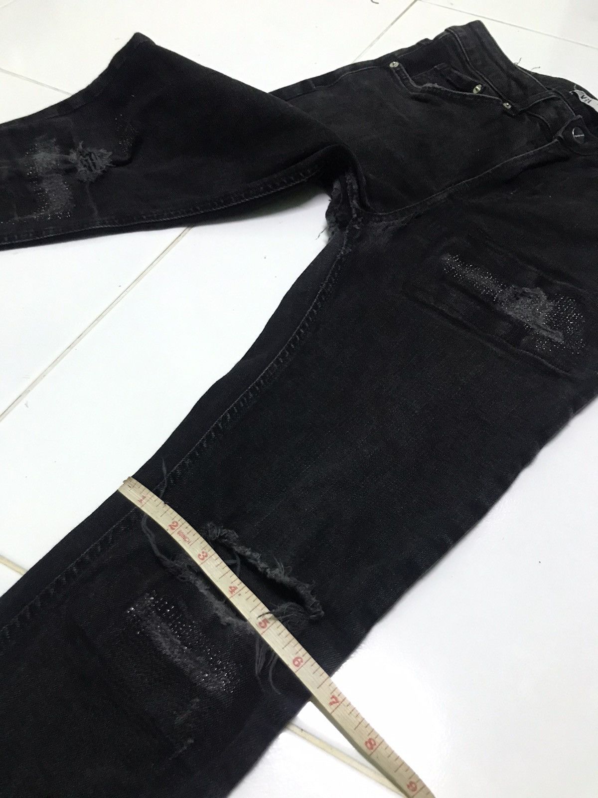 Zara Zara distressed style denim jeans Size US 29 - 9 Thumbnail