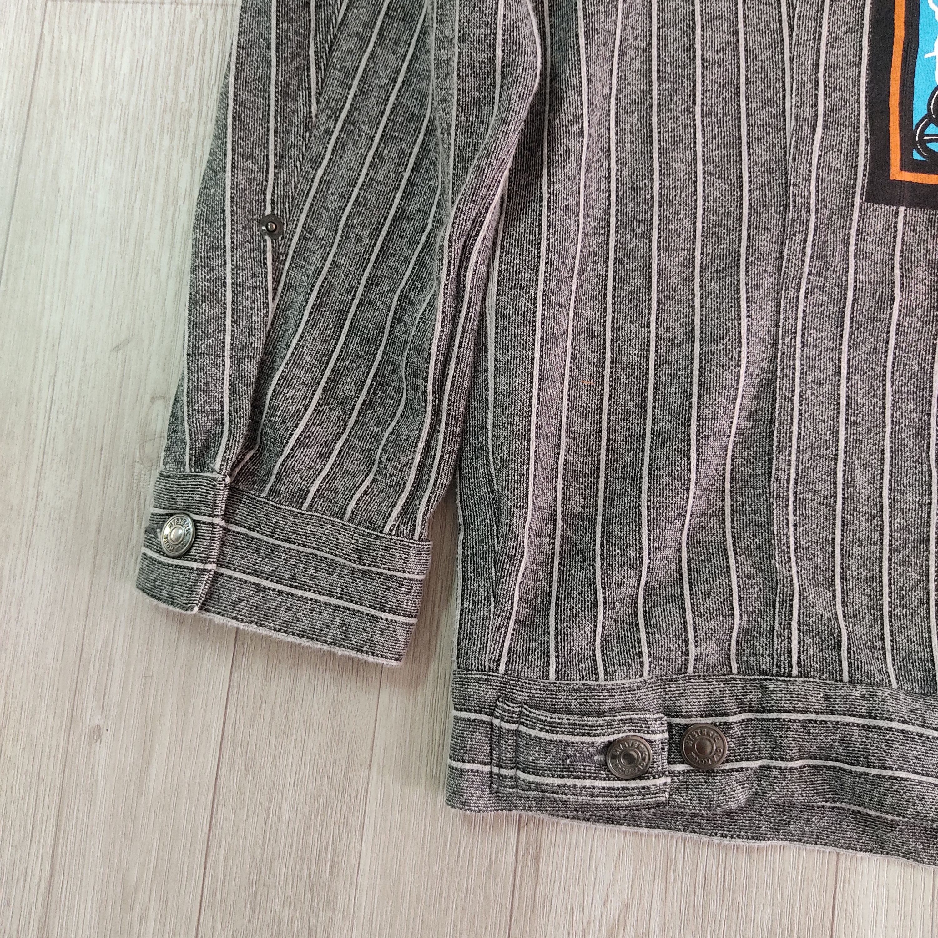 Hysteric Glamour HYSTERIC GLAMOUR BLONDIE Back Hit Striped G Jean Jacket Size US XL / EU 56 / 4 - 9 Thumbnail