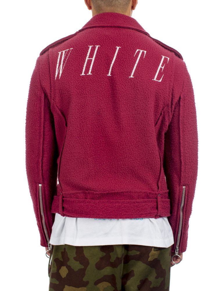 Off-White Wool Perfecto Biker Jacket Size US S / EU 44-46 / 1 - 14 Thumbnail
