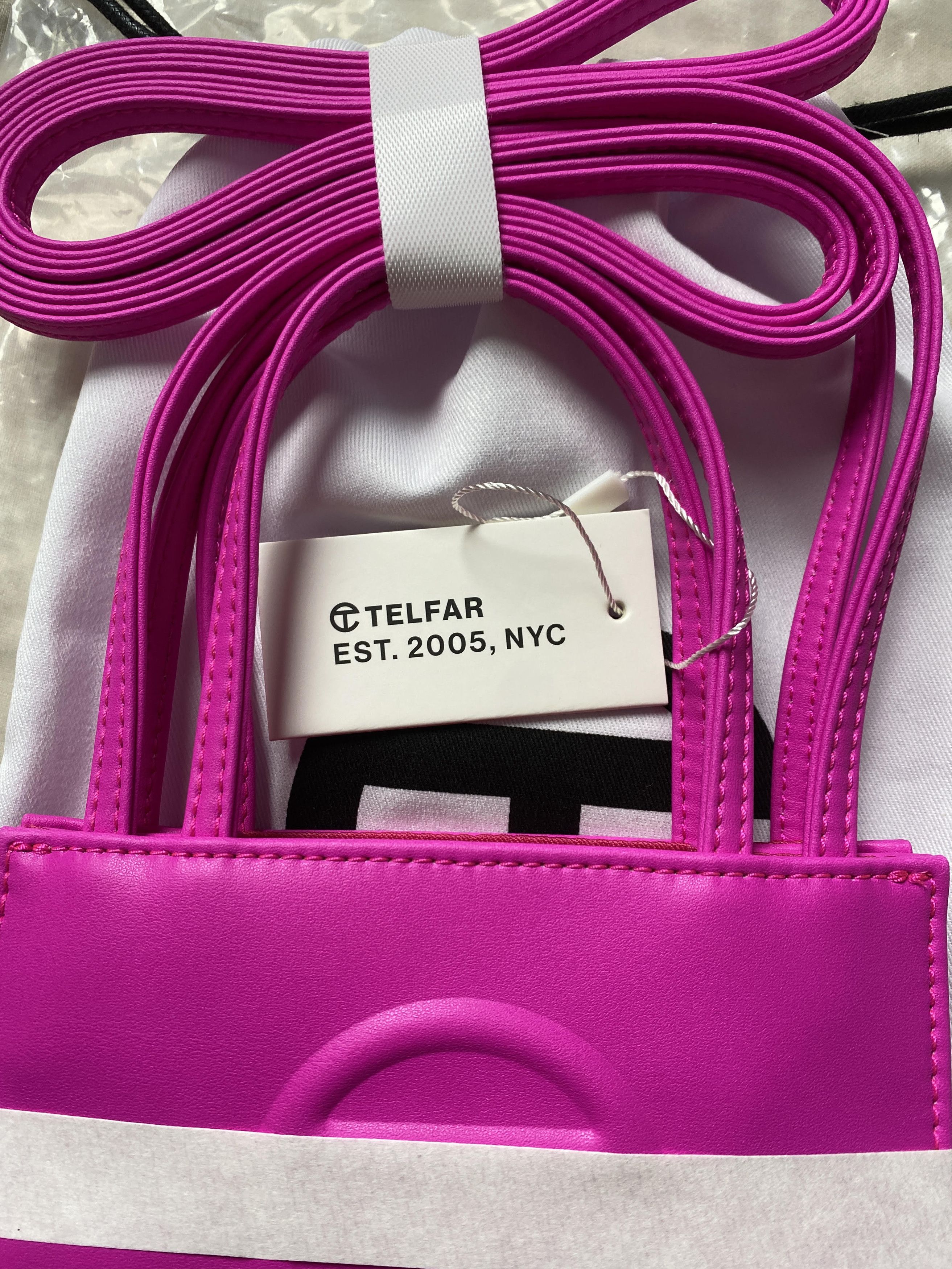 Telfar telfar small shopping bag tote- azalea Size ONE SIZE - 2 Thumbnail