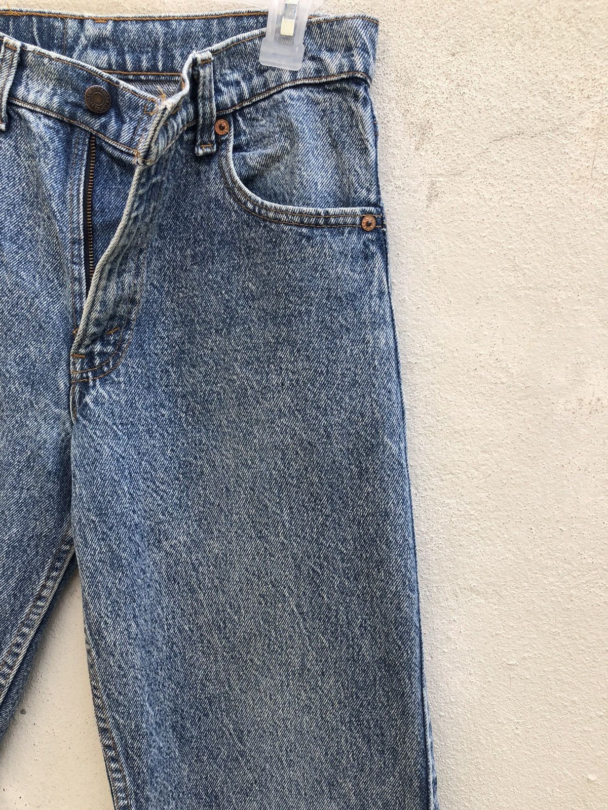 Levi's Vintage 90s Levi’s 550 Acid Wash Denim Cut Off Hem Jeans Size US 29 - 6 Thumbnail
