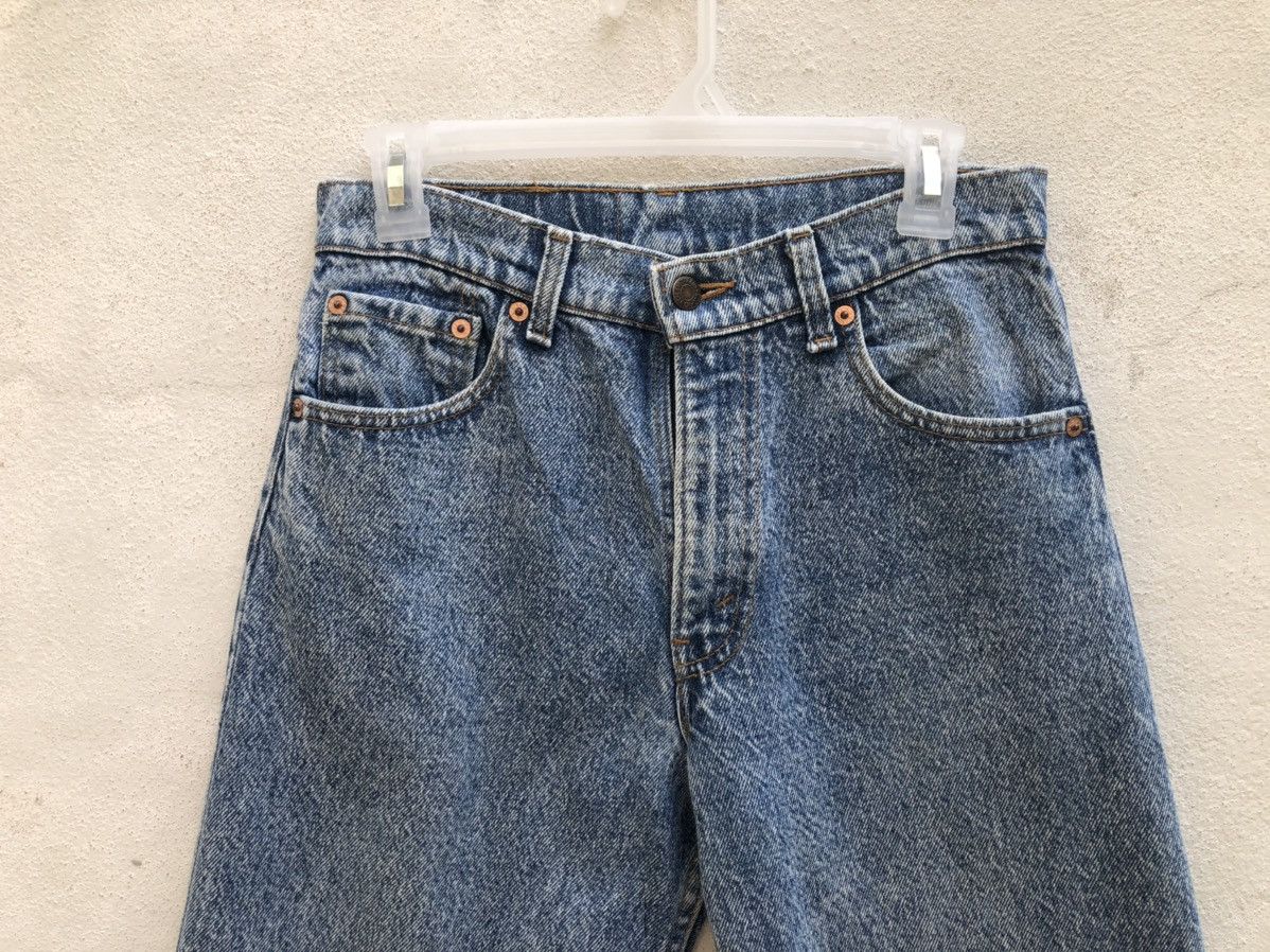 Levi's Vintage 90s Levi’s 550 Acid Wash Denim Cut Off Hem Jeans Size US 29 - 2 Thumbnail