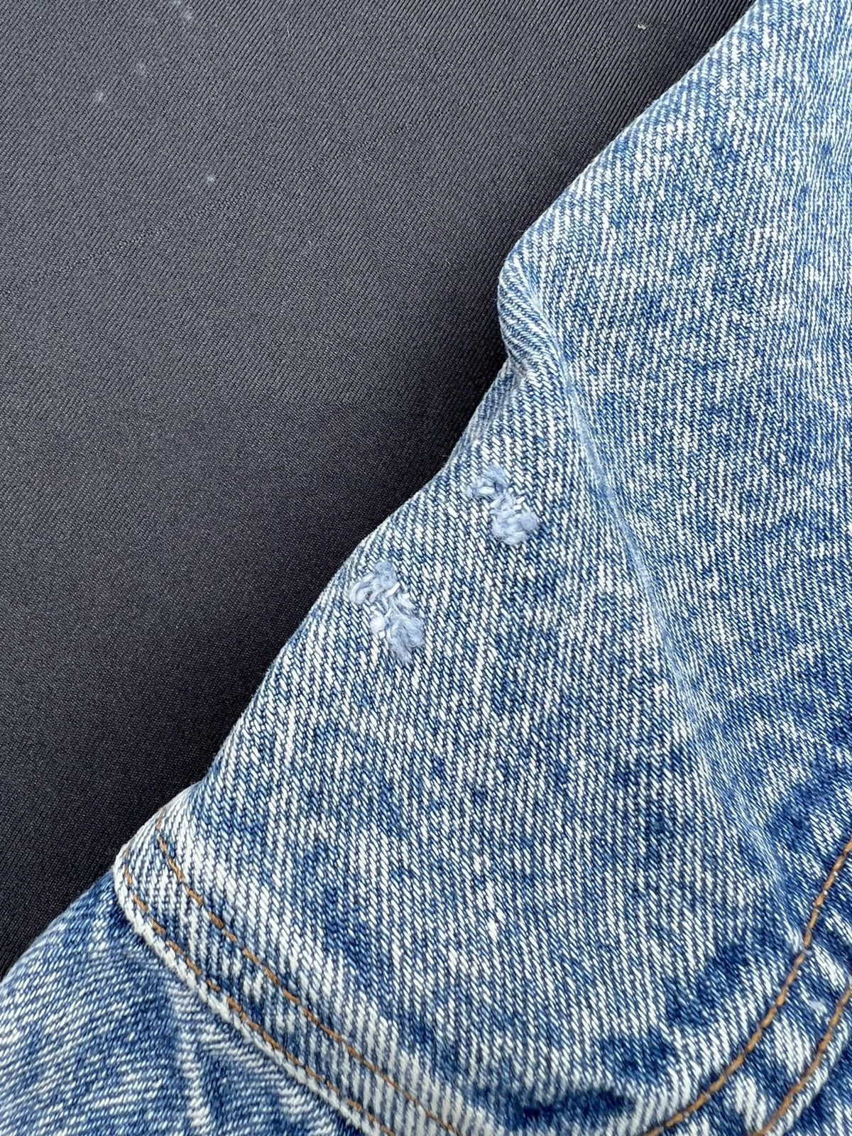 Levi's 80s 90s Levi’s Made in Usa Acid Washed Trucker Denim Jacket Size US L / EU 52-54 / 3 - 13 Thumbnail