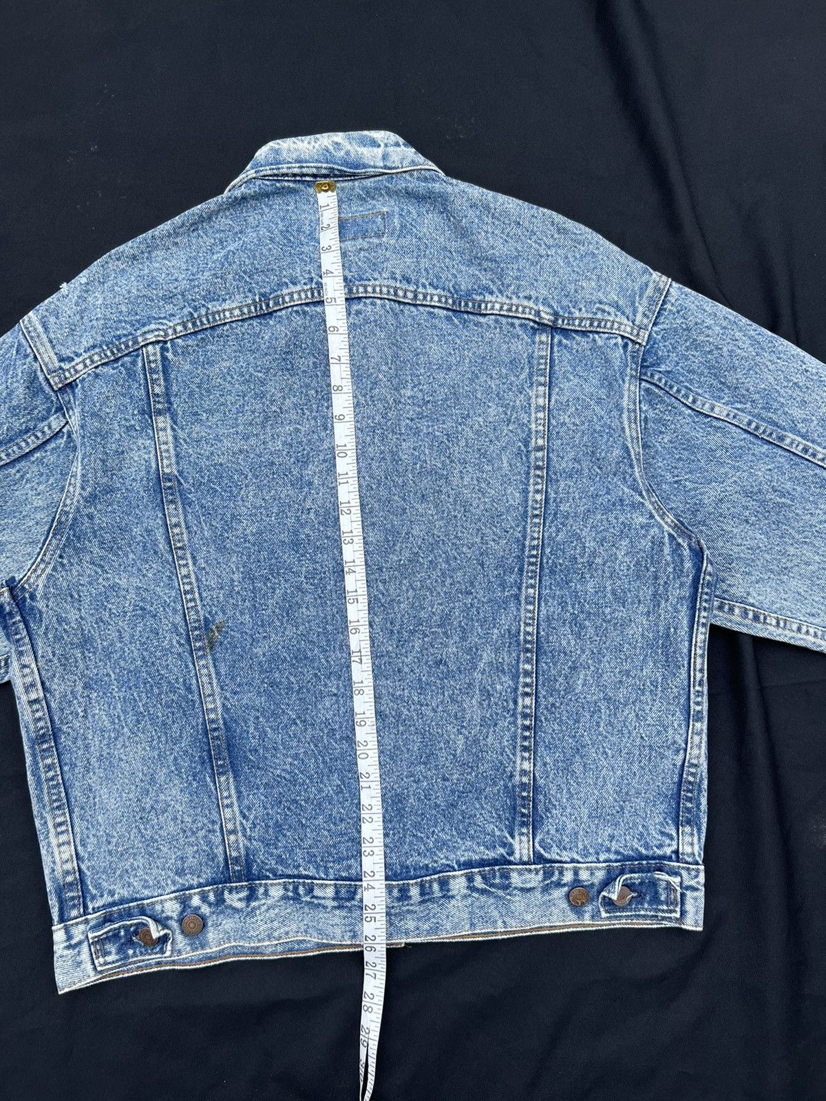 Levi's 80s 90s Levi’s Made in Usa Acid Washed Trucker Denim Jacket Size US L / EU 52-54 / 3 - 9 Thumbnail