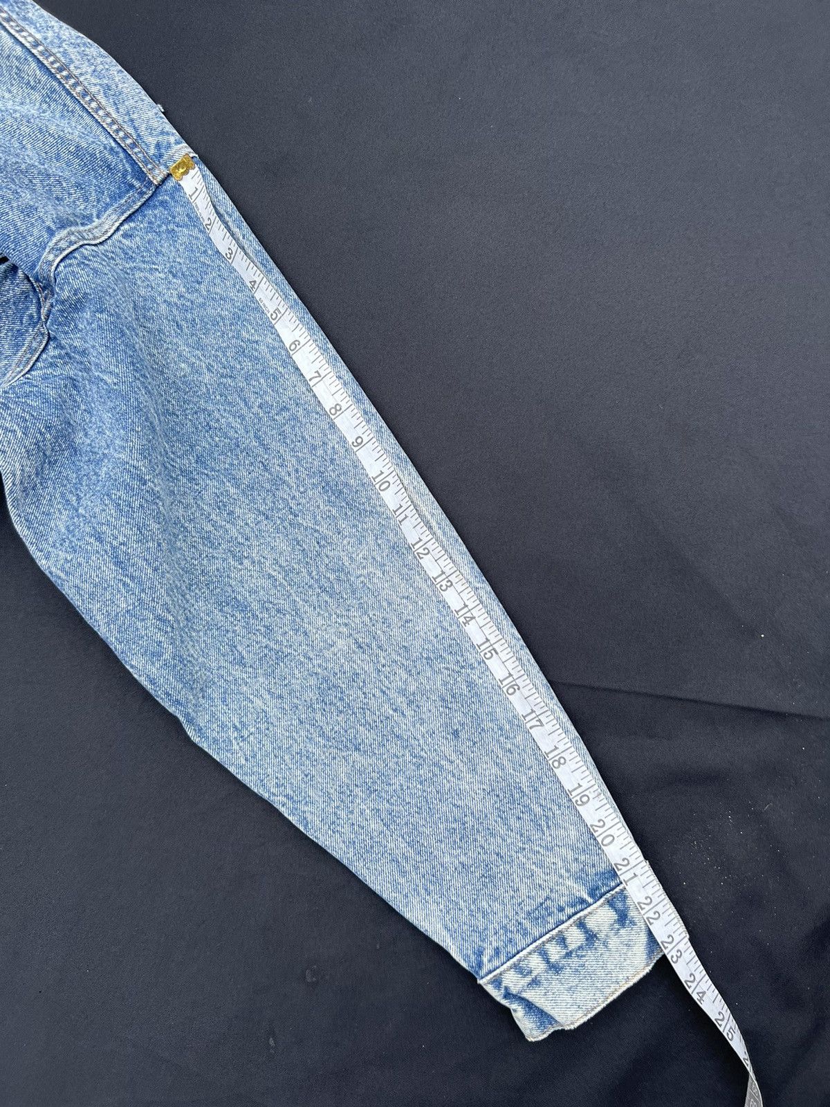 Levi's 80s 90s Levi’s Made in Usa Acid Washed Trucker Denim Jacket Size US L / EU 52-54 / 3 - 3 Thumbnail