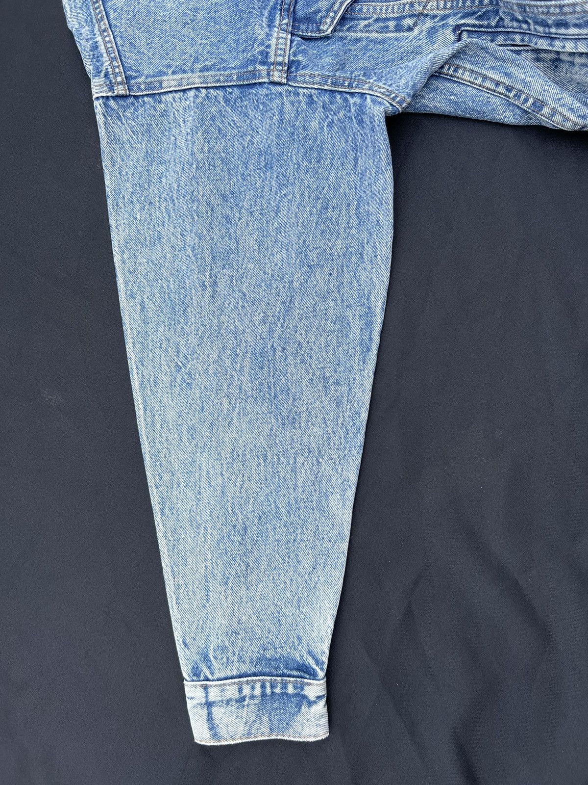 Levi's 80s 90s Levi’s Made in Usa Acid Washed Trucker Denim Jacket Size US L / EU 52-54 / 3 - 7 Thumbnail