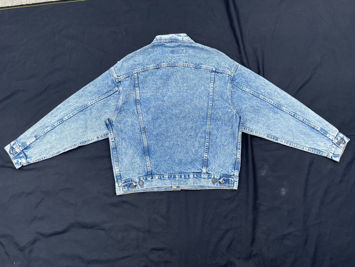 Levi's 80s 90s Levi’s Made in Usa Acid Washed Trucker Denim Jacket Size US L / EU 52-54 / 3 - 8 Thumbnail