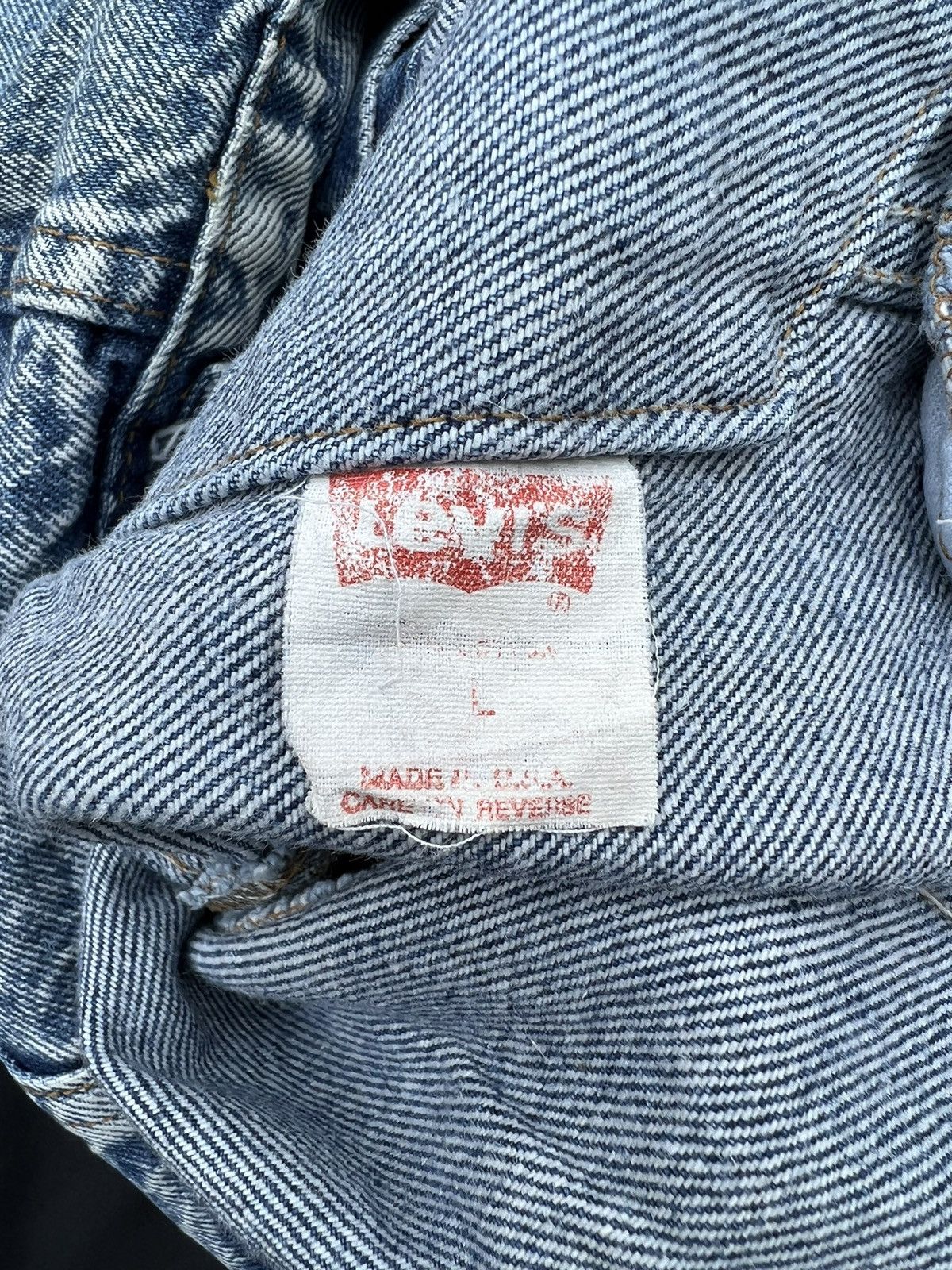 Levi's 80s 90s Levi’s Made in Usa Acid Washed Trucker Denim Jacket Size US L / EU 52-54 / 3 - 20 Thumbnail