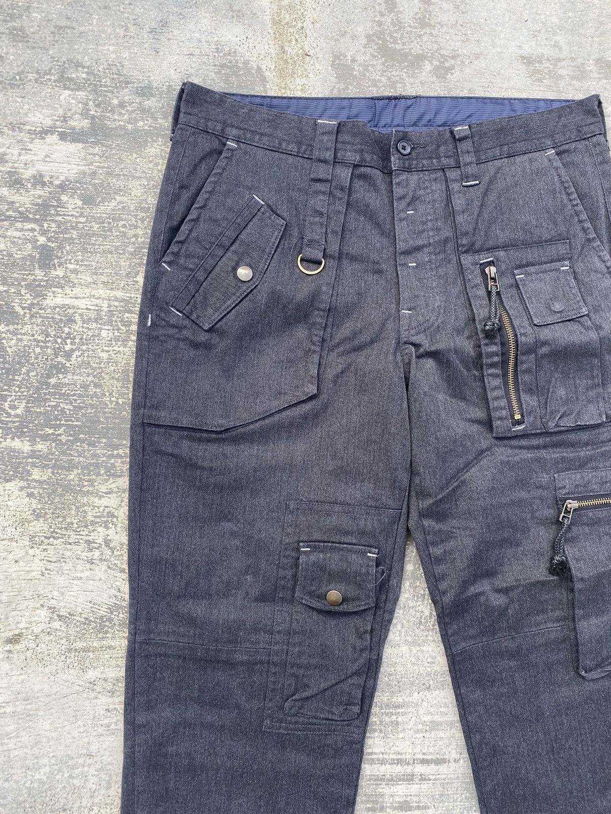 Japanese Brand JAPAN BRAND RAVE PUNK TORNADO BONDAGE COWBOY GORPCORE CARGO Size US 33 - 4 Thumbnail