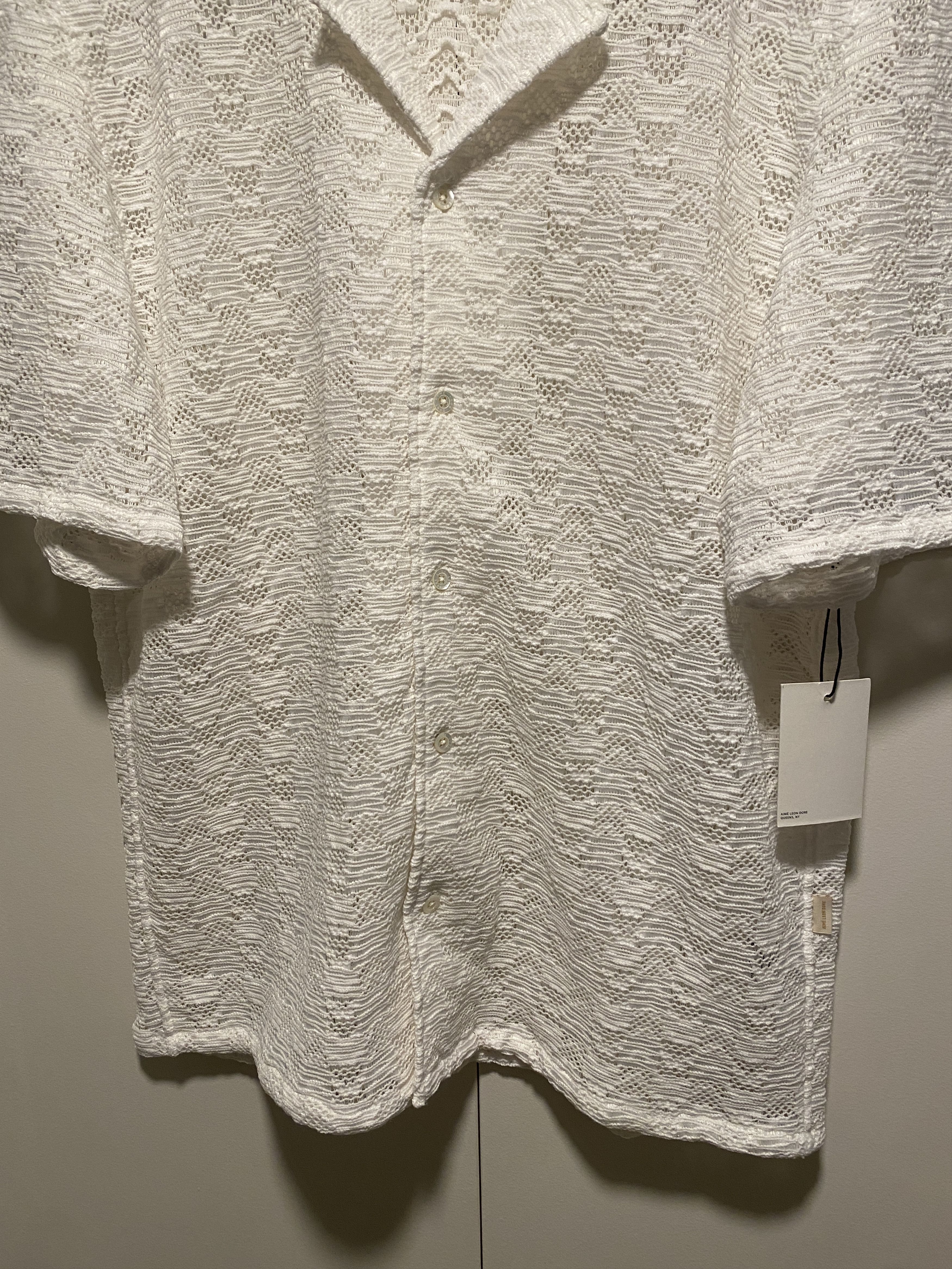 Aime Leon Dore NWT aime leon dore rico shirt white large ALD Size US L / EU 52-54 / 3 - 3 Thumbnail