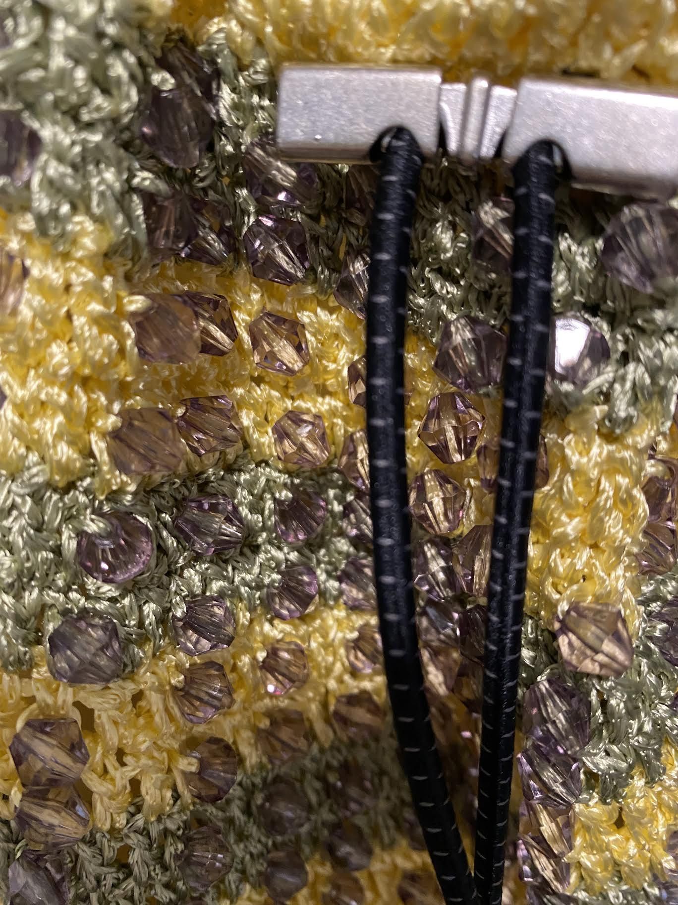 Kiko Kostadinov Kiko Kostadinov Bag 01 Elfin Yellow crochet bag clutch Size ONE SIZE - 3 Thumbnail
