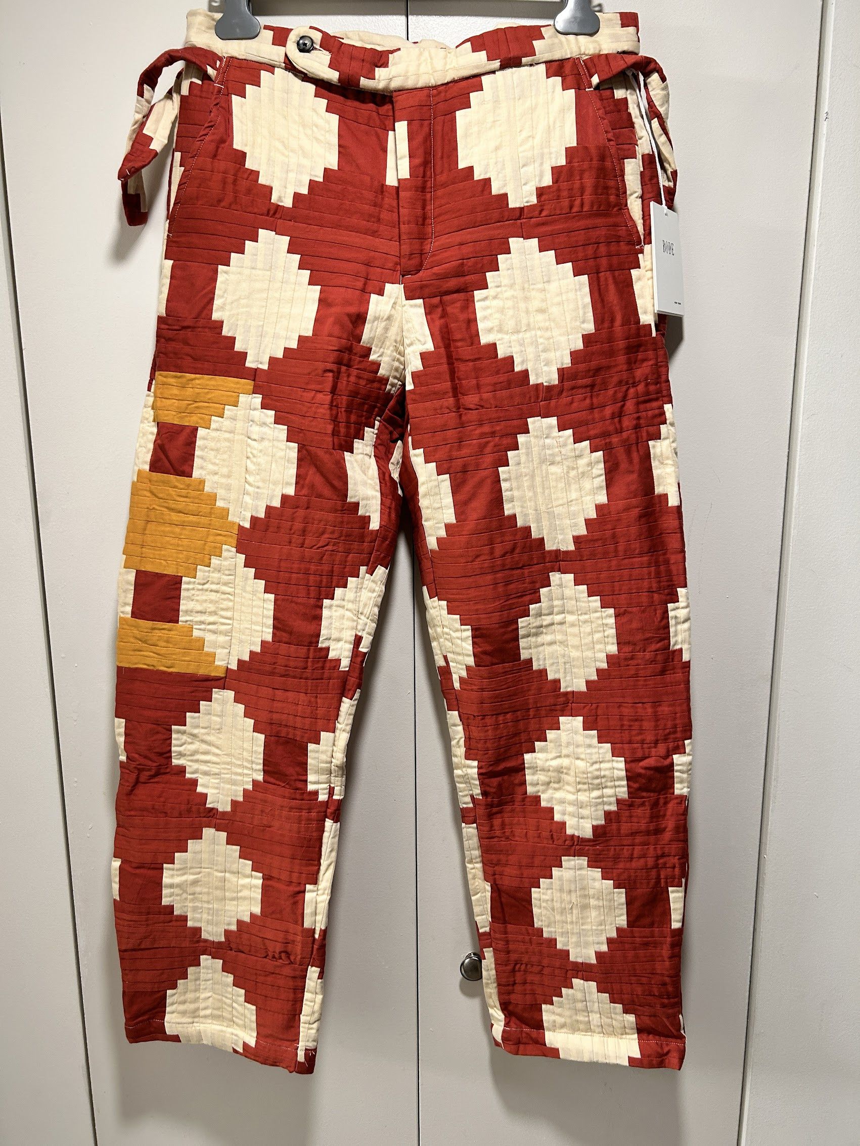 Bode Bode Doodle Stitch Trousers | Grailed