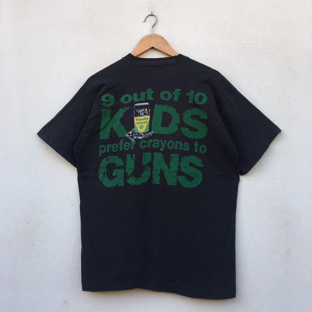 Band Tees × Vintage Vintage 1992 PEARL JAM CHOICES CRAYONS GRUNGE BAND T-shirt Size US XL / EU 56 / 4 - 8 Thumbnail