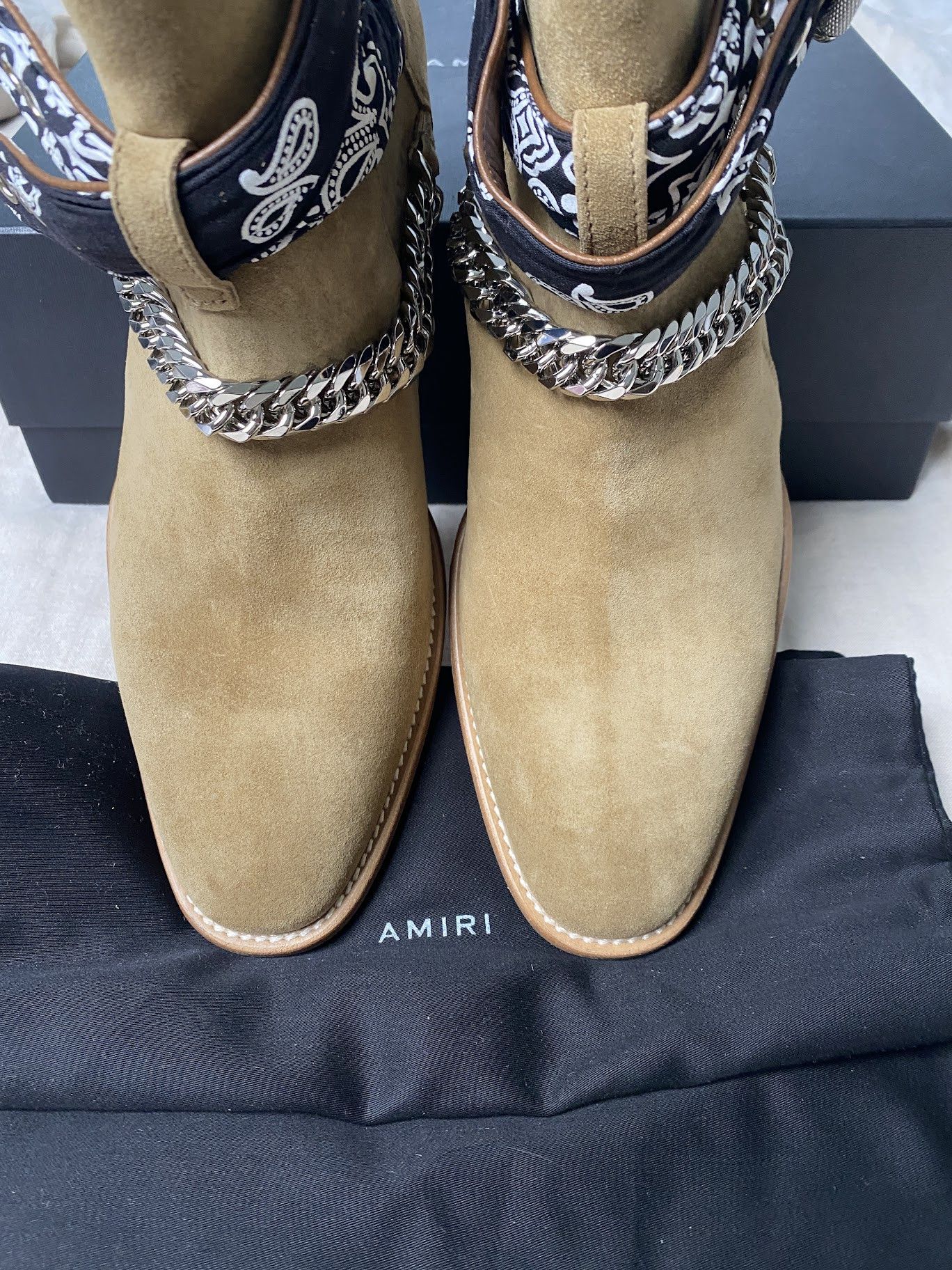 Amiri AMIRI bandana buckle chain jodhpur boots Size US 8 / EU 41 - 3 Thumbnail