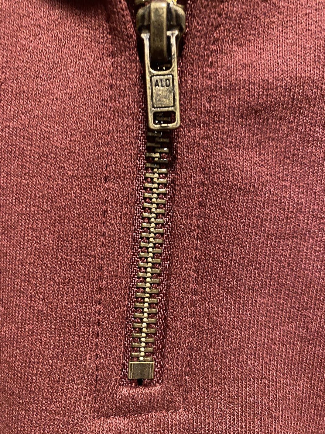 Aime Leon Dore Chain Stitch Quarter Zip Sweatshirt - chocolate truffle Size US XL / EU 56 / 4 - 4 Thumbnail