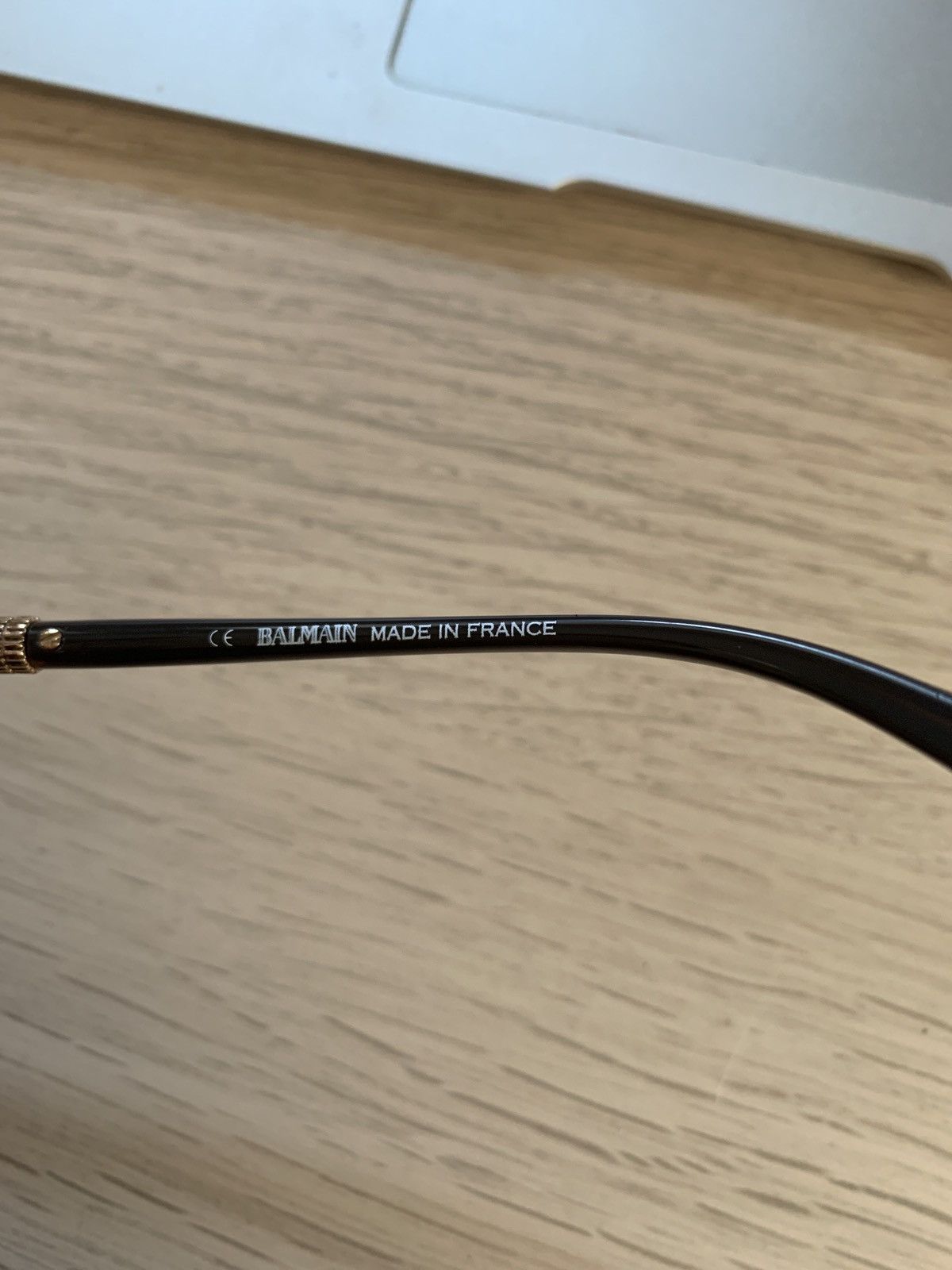 Balmain Balmain '00s Brown/Gold Oval Glasses Size ONE SIZE - 6 Thumbnail