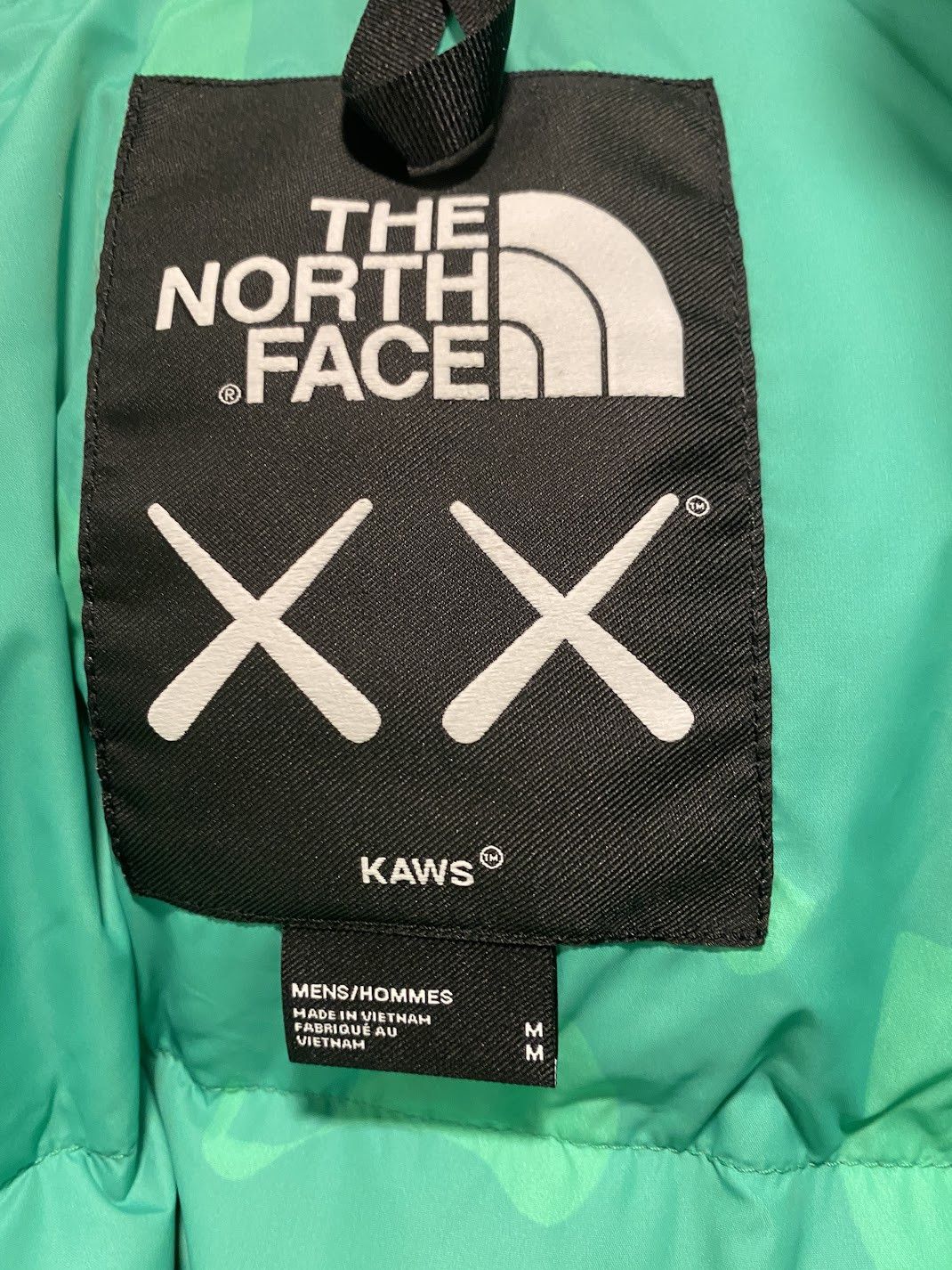 The North Face Retro 1996 Nuptse Jacket Safety Green Nuptse Print Size US M / EU 48-50 / 2 - 9 Thumbnail