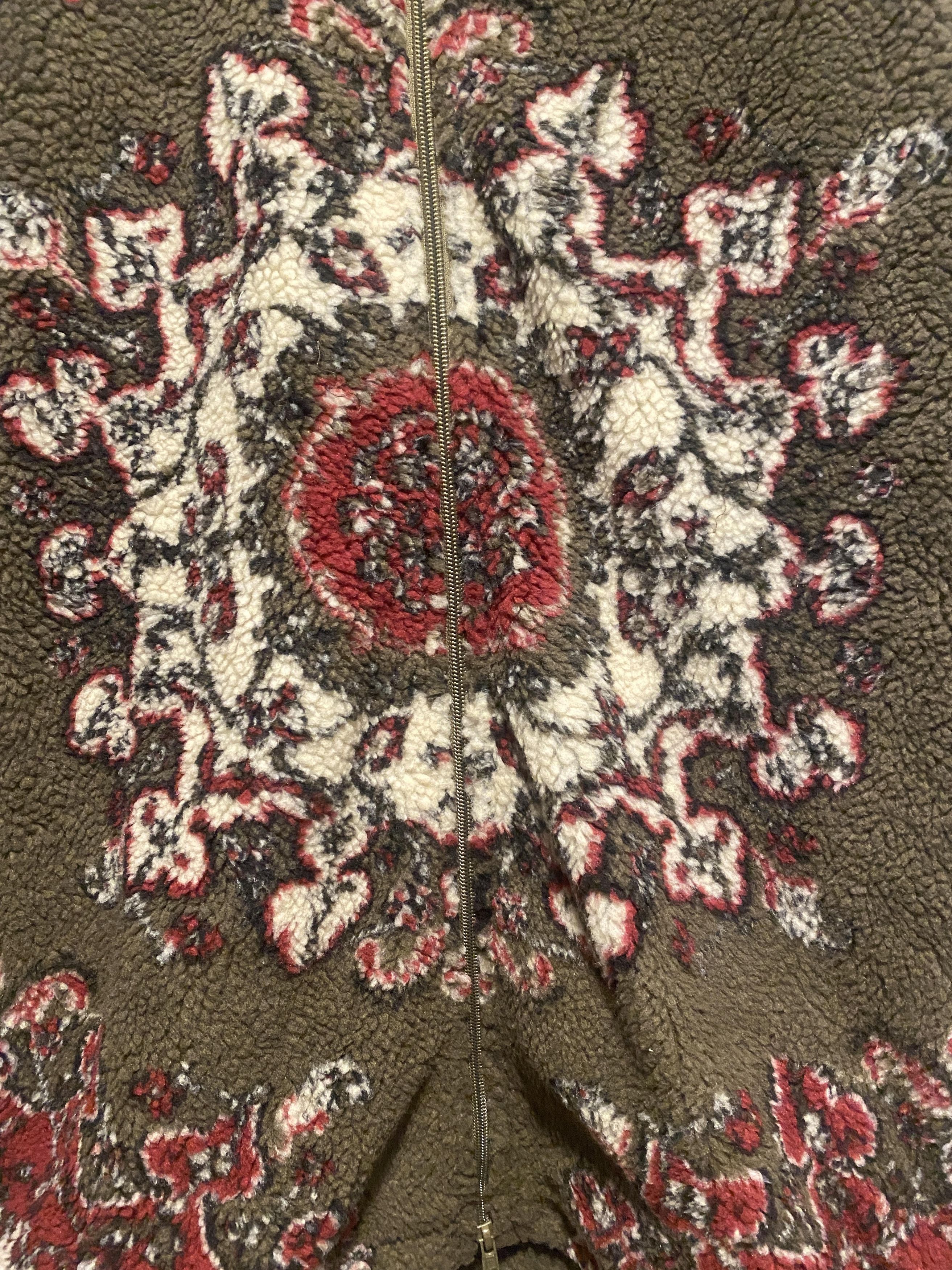Aime Leon Dore Aime Leon Dore Rug Motif Fleece Zip-Up Jacket Size US L / EU 52-54 / 3 - 4 Thumbnail