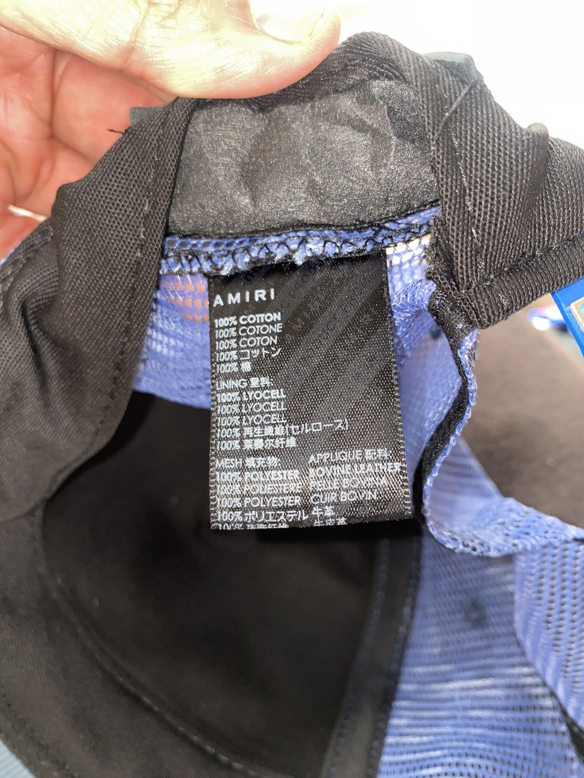 Amiri Amiri blue 3 star hat Size ONE SIZE - 9 Thumbnail